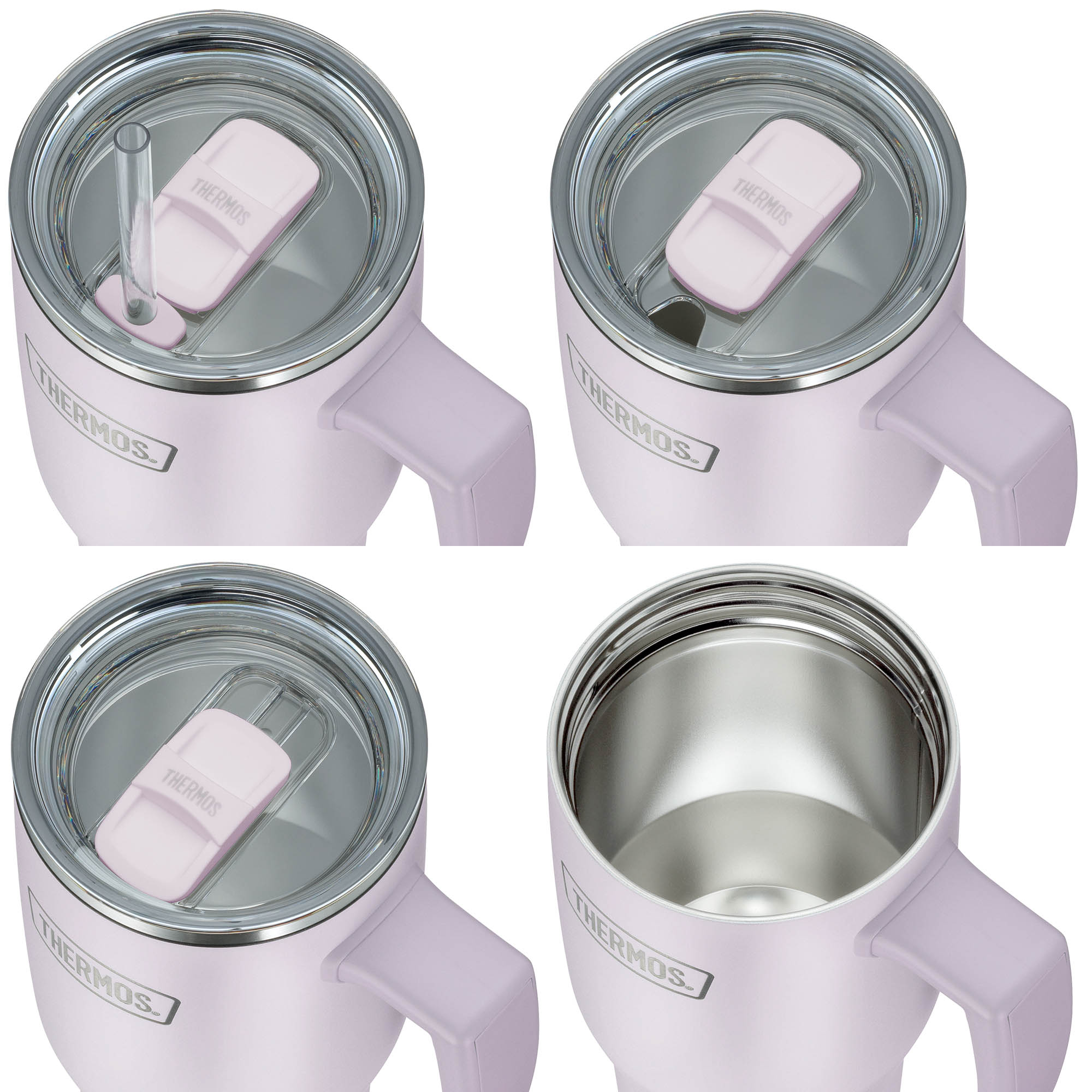 THERMOS REFRESHING Insulated Travel Mug, 0.85 litres, stainless steel, double-walled, lavender