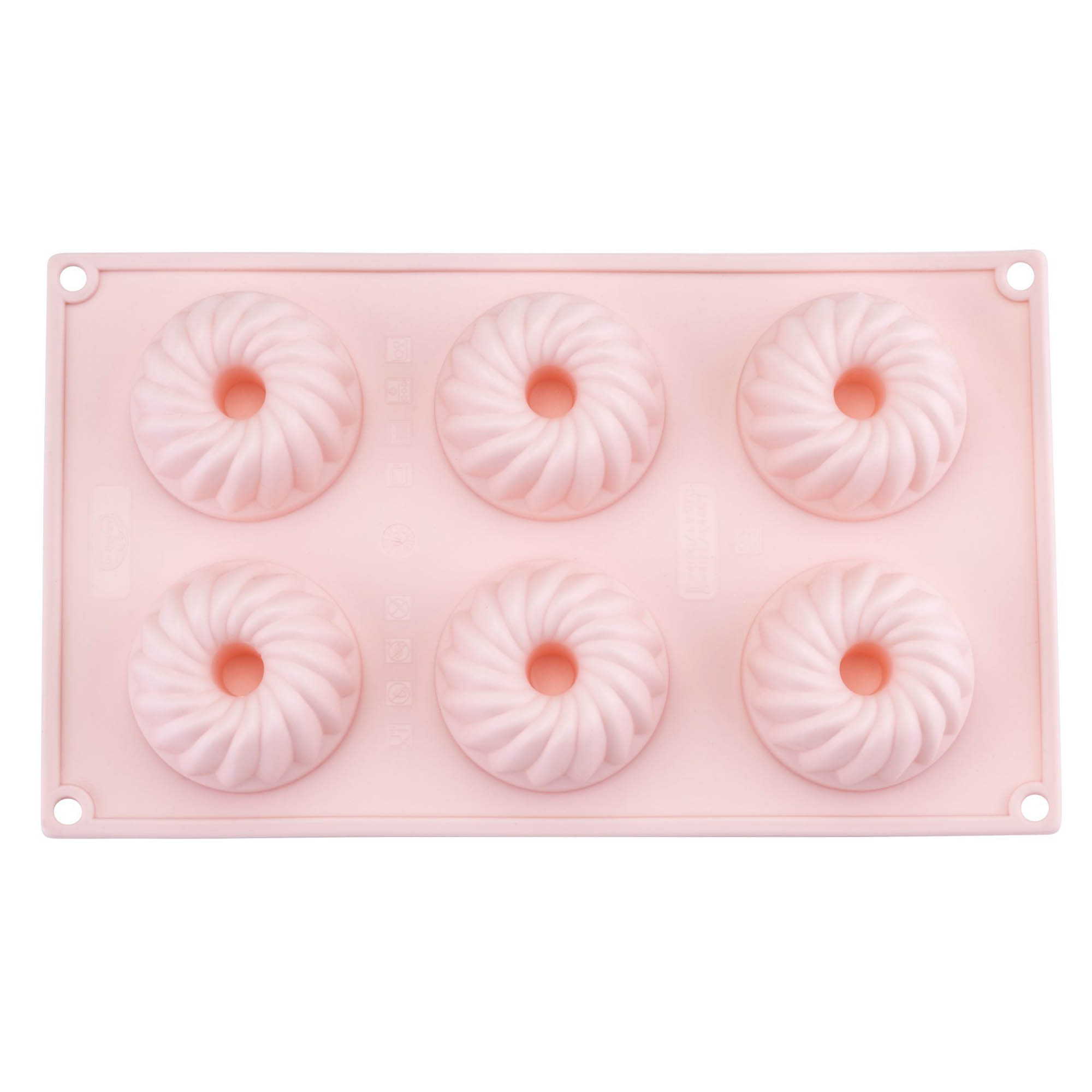 DR.OETKER silicone baking tin MINI-GUGELHUPF for 6 mini bundt cakes