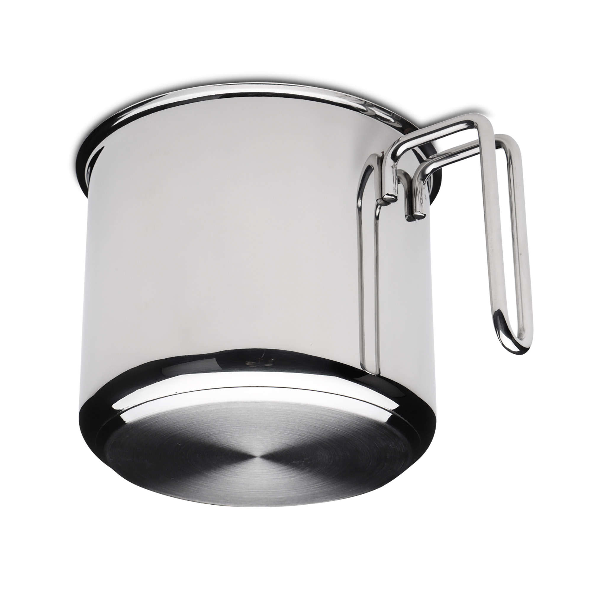WEIS Milchtopf aus Edelstahl mit Sandwichboden 15 cm 1,5 Liter INDUKTION