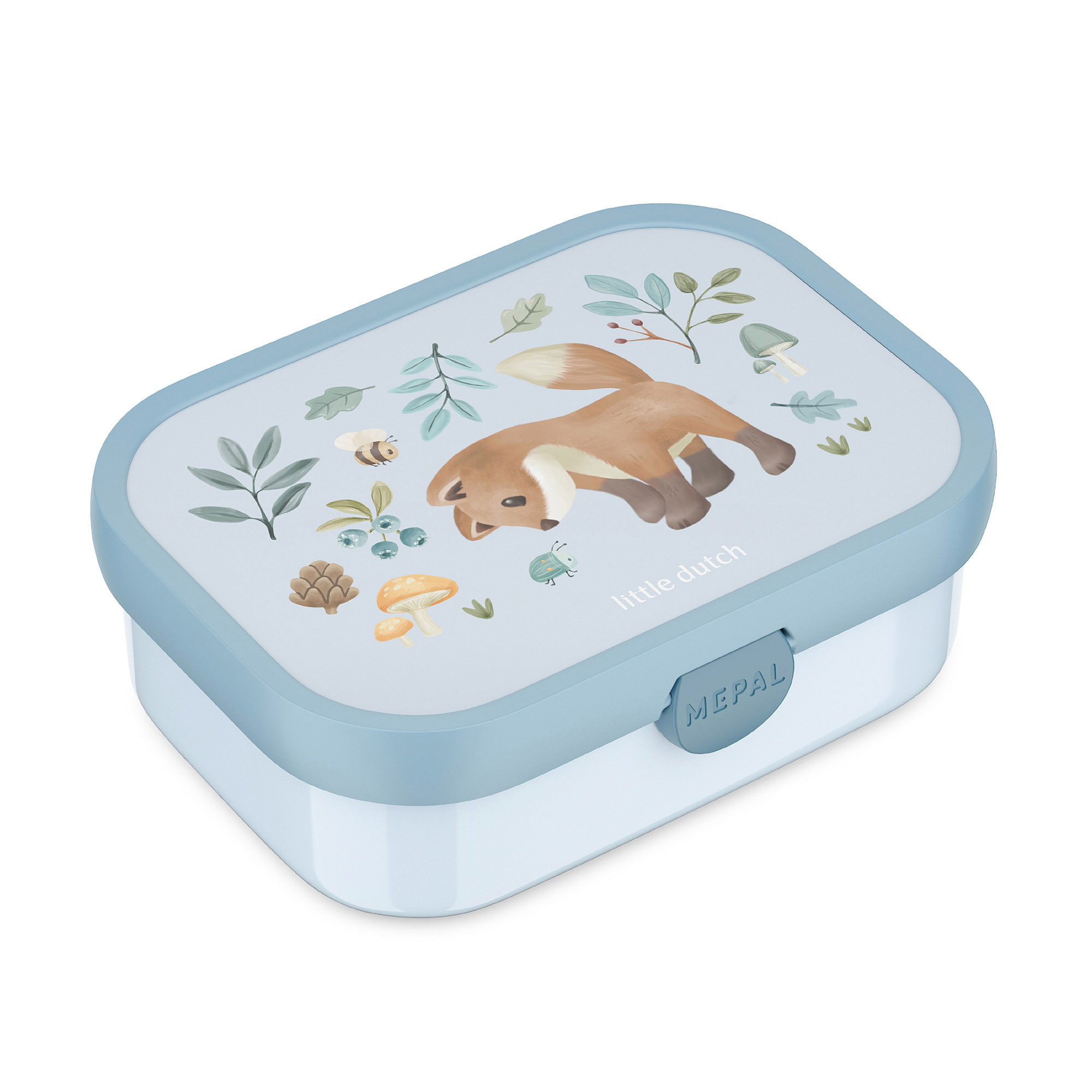 MEPAL Brotdose mit Bento-Einsatz CAMPUS 0,75 Liter LITTLE DUTCH Forest Friends