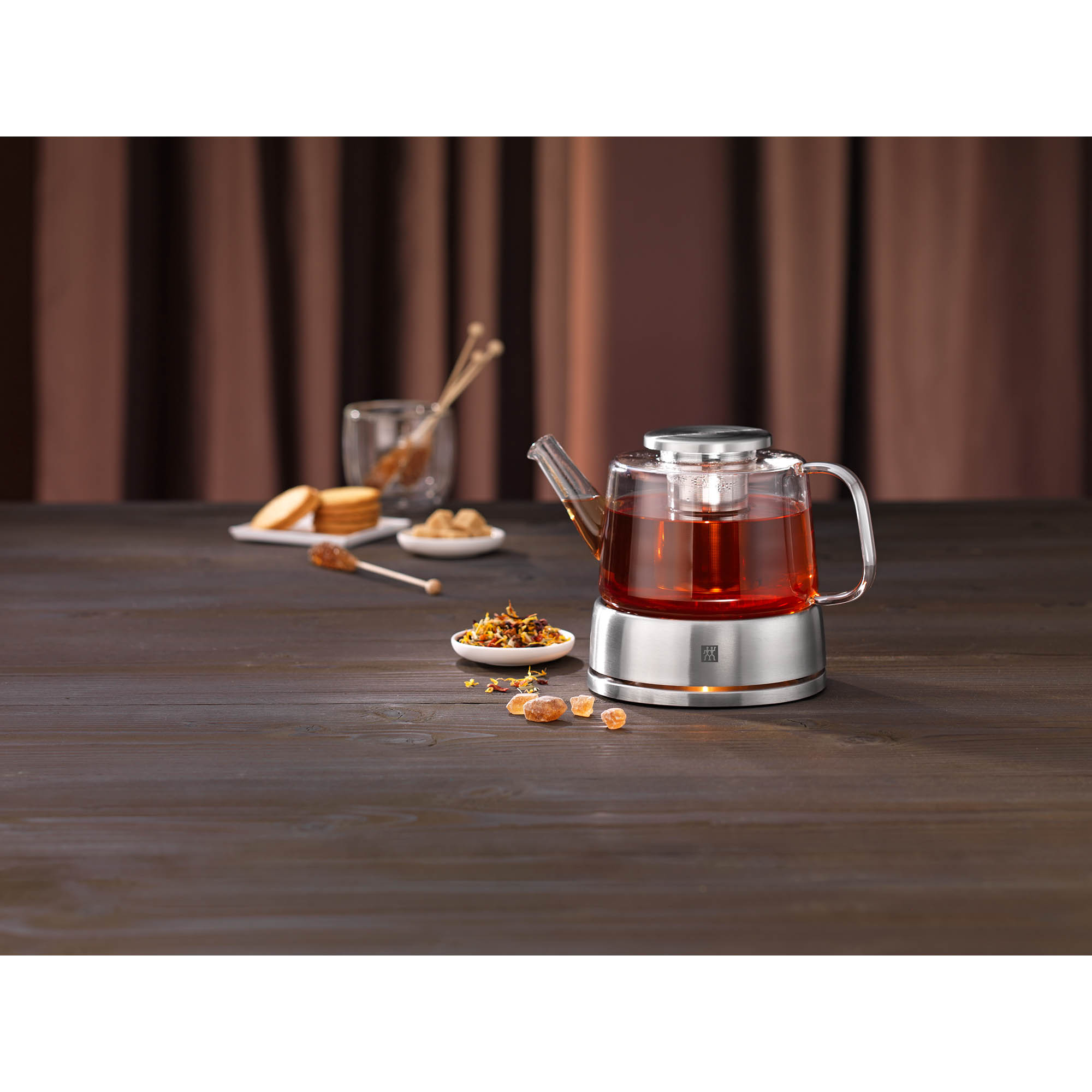 ZWILLING Teekanne SORRENTO 0,8 Liter mit Stövchen