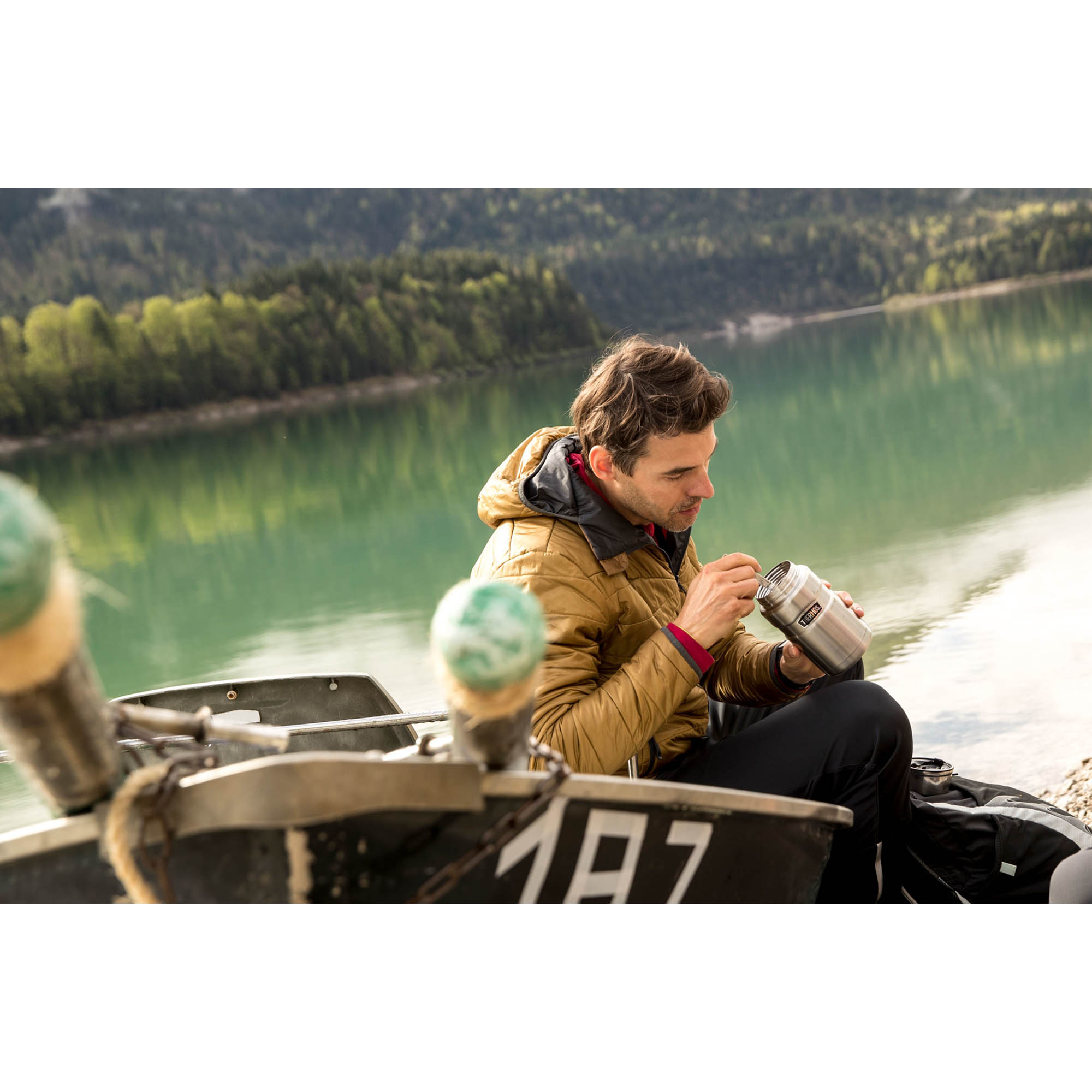 THERMOS Isolierspeisegefäß STAINLESS KING FOOD JAR 0,71 L Edelstahl matt doppelwandig