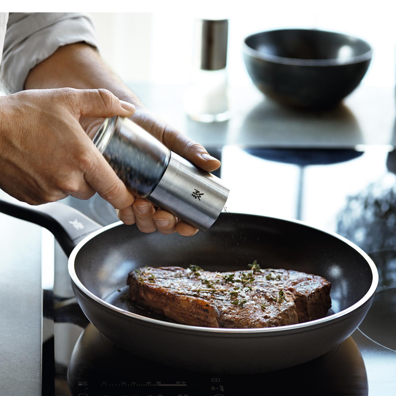 WMF Ceramill DE LUXE Gewürzmühlen 3er Set Pfeffermühle + Salzmühle + Leer