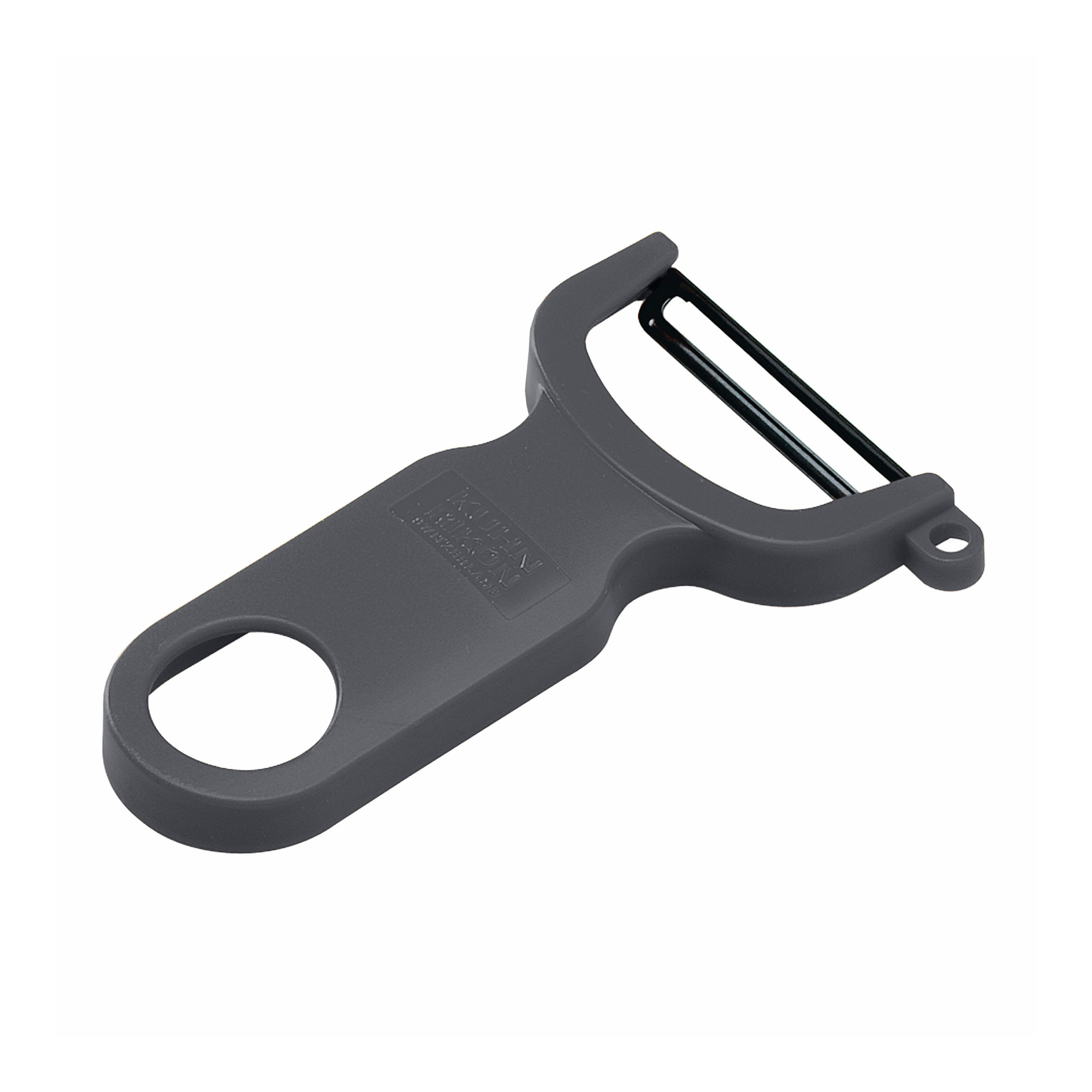 KUHN RIKON extra scharfer Sparschäler SWISS PEELER grau