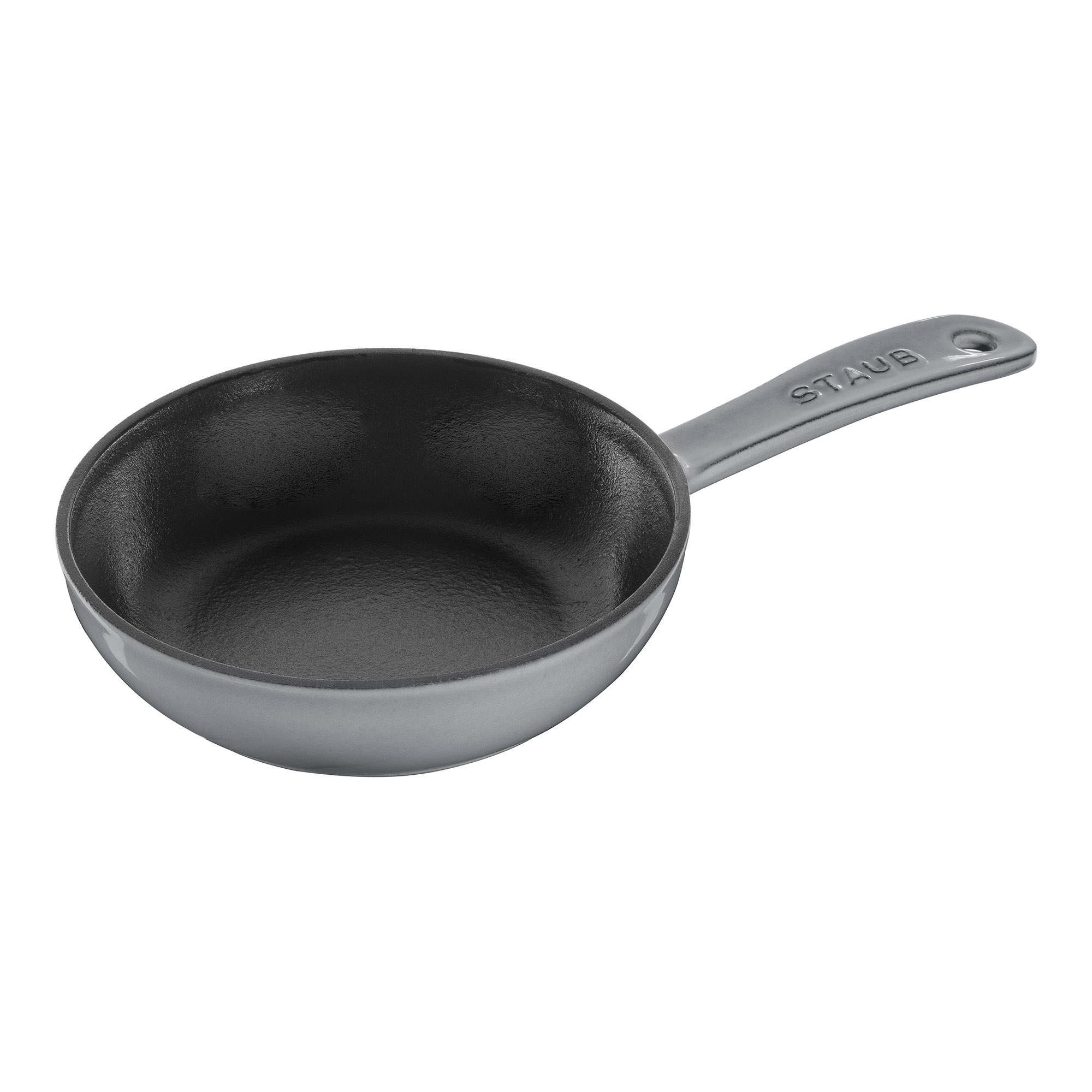 STAUB France Bratpfanne 16 cm Gusseisen graphitgrau