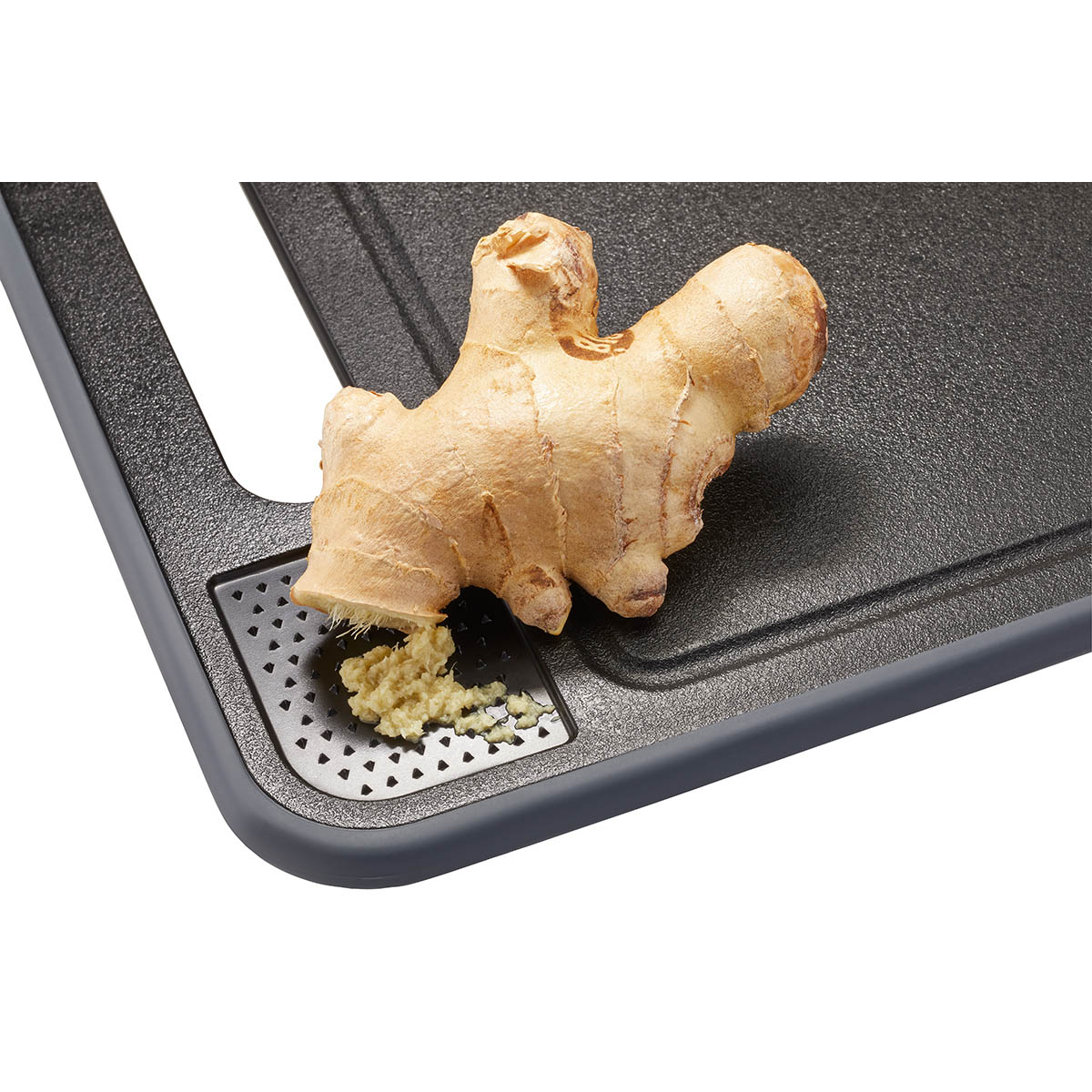 GEFU defrosting board cutting board CUT PRO 36.5 x 25 cm black