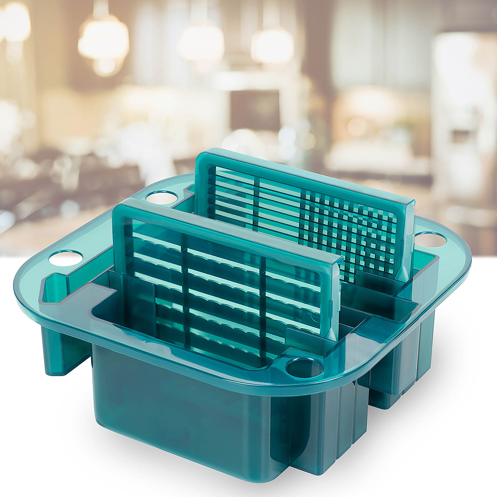 GENIUS Nicer Dicer Chef Professional Zubehör-Set 5-teilig petrol