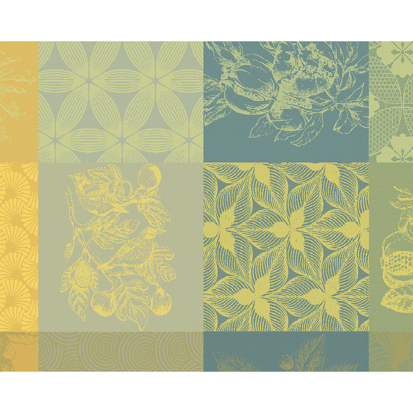 GARNIER-THIEBAUT Tischset MILLE PARFUMS LIMONI 50 x 40 cm 100% Baumwolle
