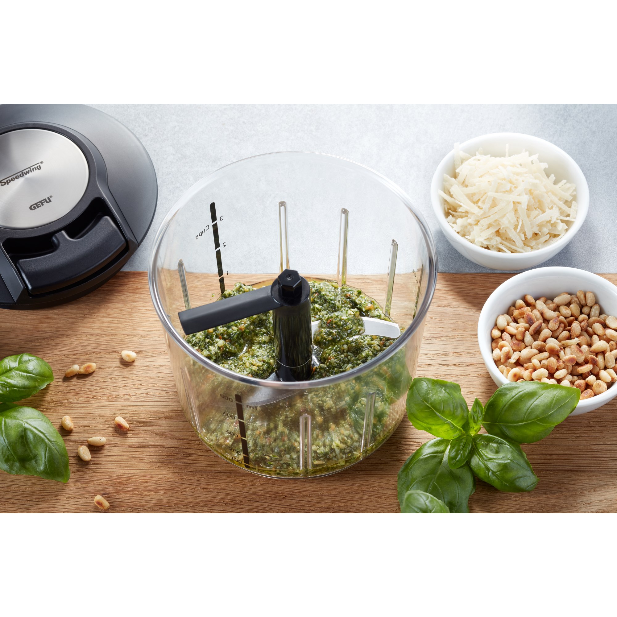 GEFU Obst- und Gemüseschneider SPEEDWING Multizerkleinerer  / Zwiebelschneider