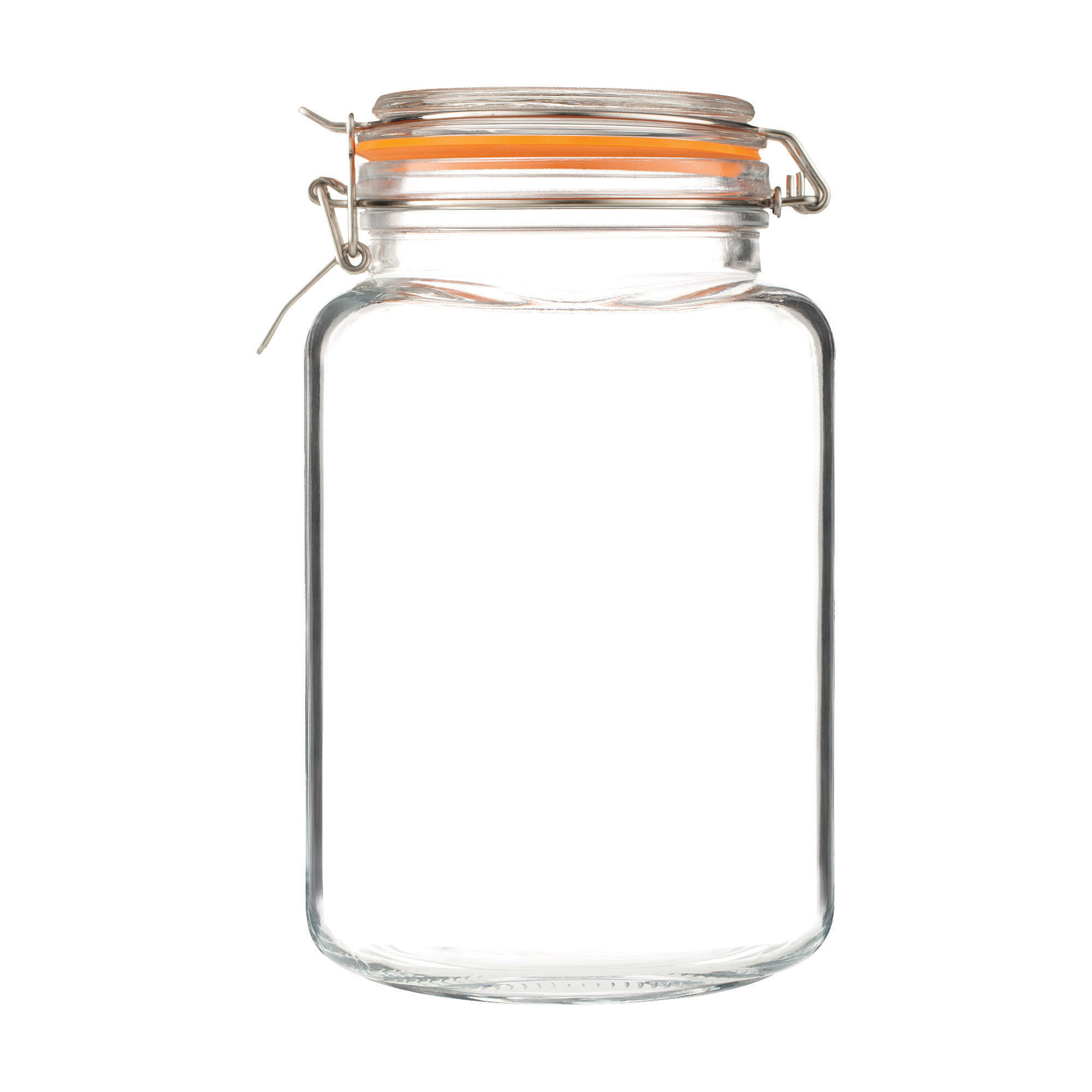 KILNER Bügelverschlussglas eckig 3,0 Liter Vorratsglas Einmachglas