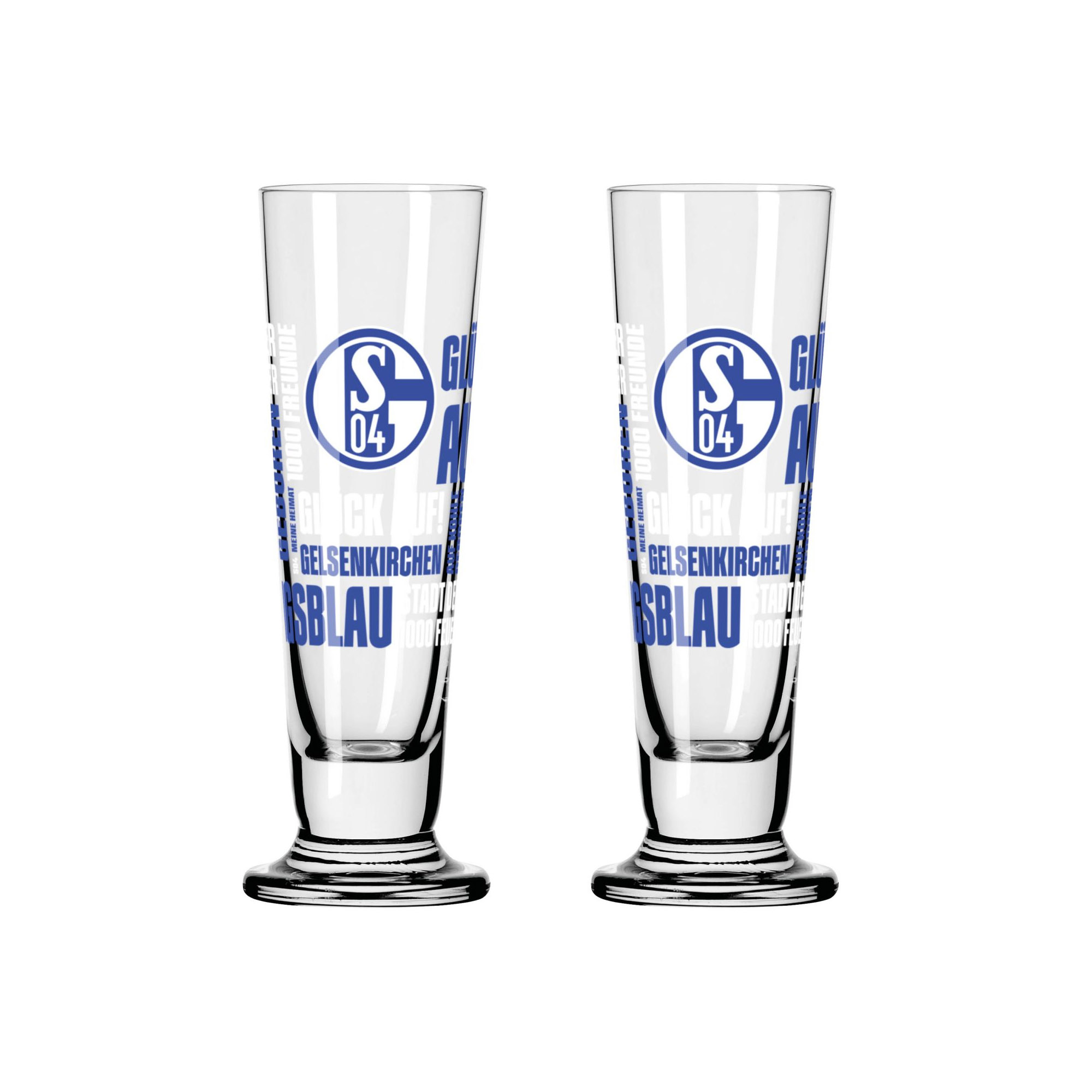 RITZENHOFF Schnapsglas Shotglas FC SCHALKE 04 Set mit 2 Stück à 52 ml