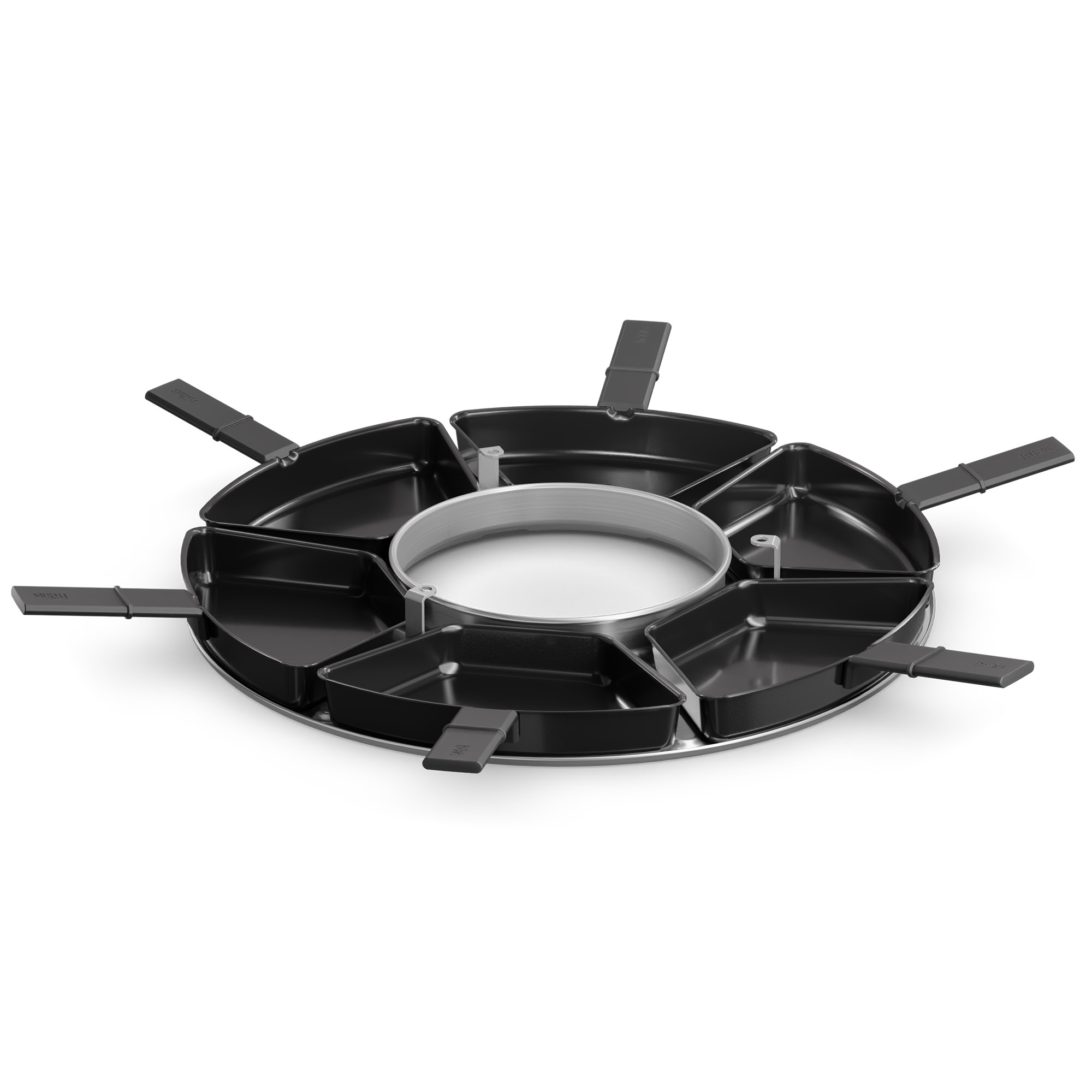 HÖFATS Set mit 6 Pfännchen für Tischgrill CIRCLE 35 Raclette-Pfännchen