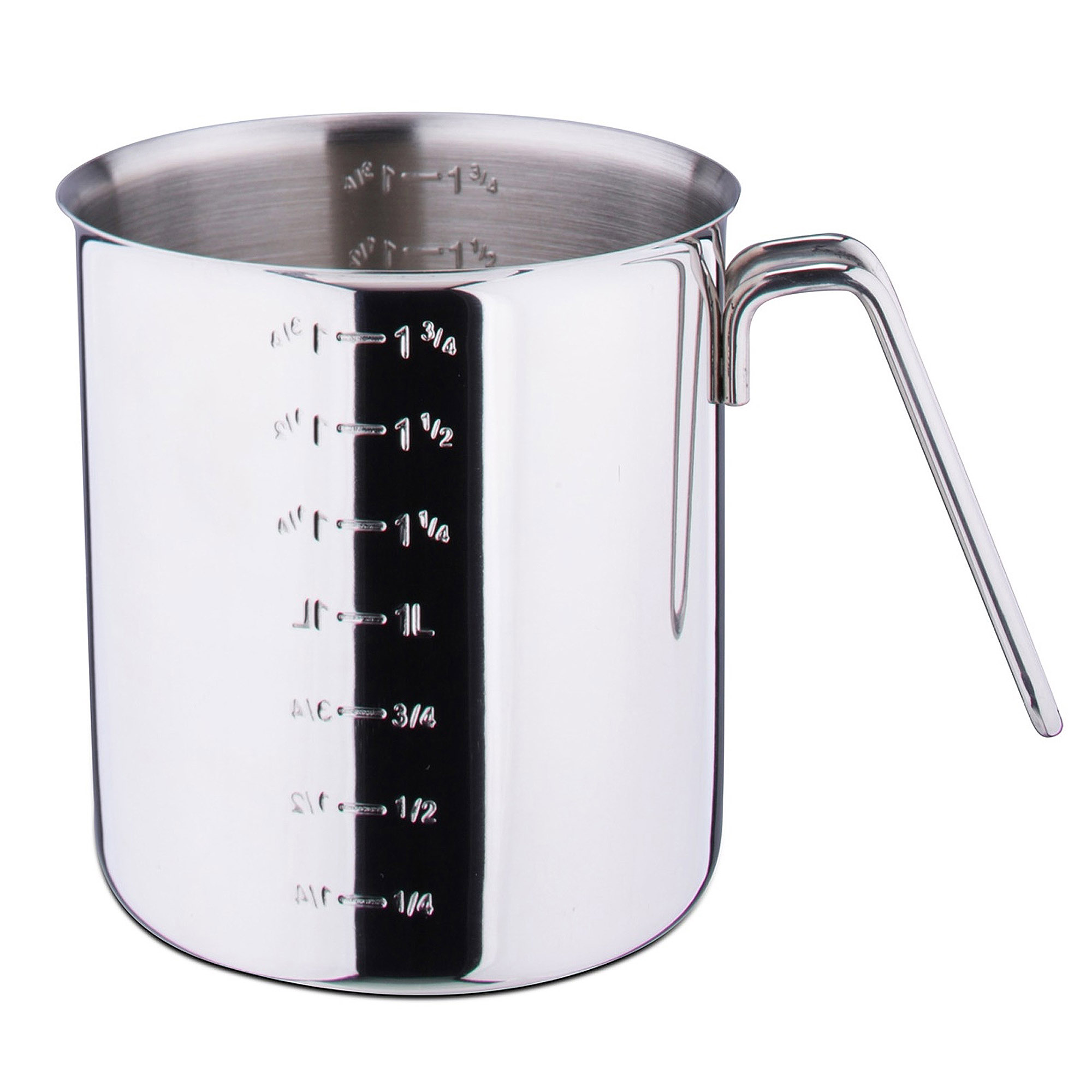 WEIS Messbecher aus Edelstahl 1,75 Liter