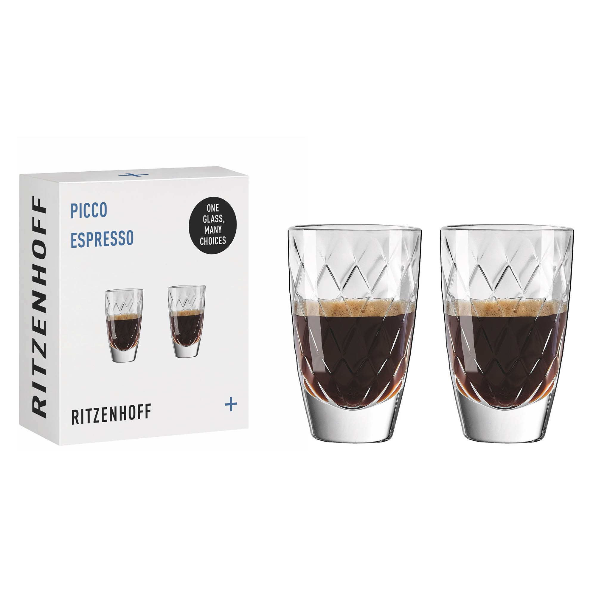 RITZENHOFF espresso glass / shot glass PICCO Set of 2, 53 ml each