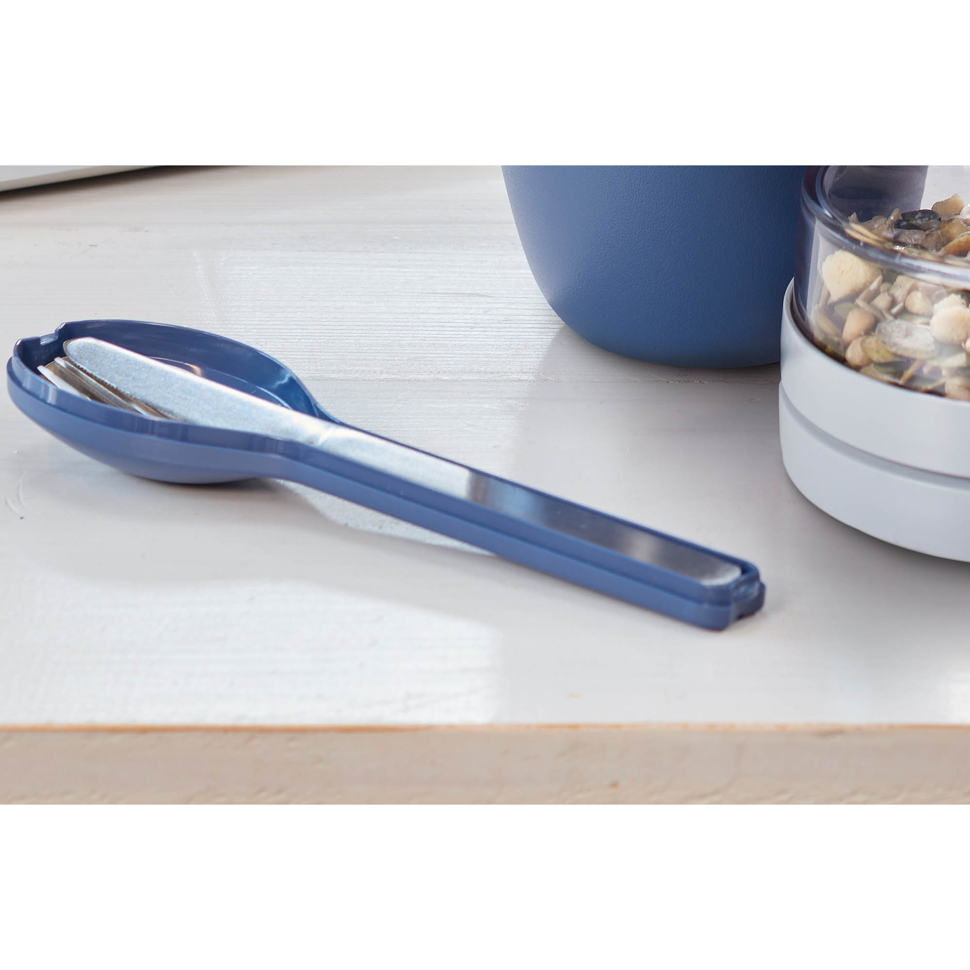 MEPAL Besteckset ELLIPSE 3 teilig in Transporthülle nordic blue
