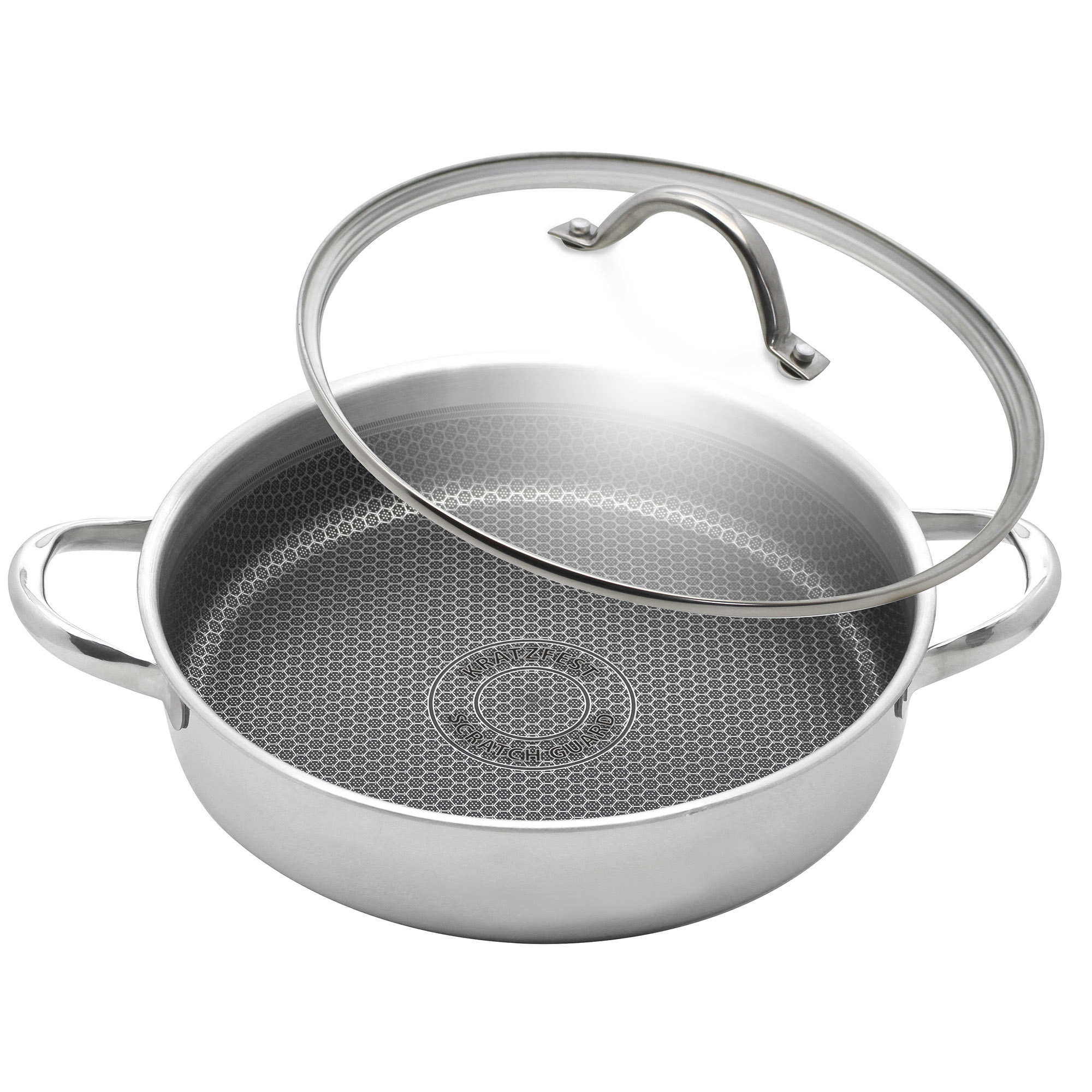 ELO Serie RELIEF EVOLUTION Servierpfanne 28 cm Antihaft PFAS-frei Wabenstruktur