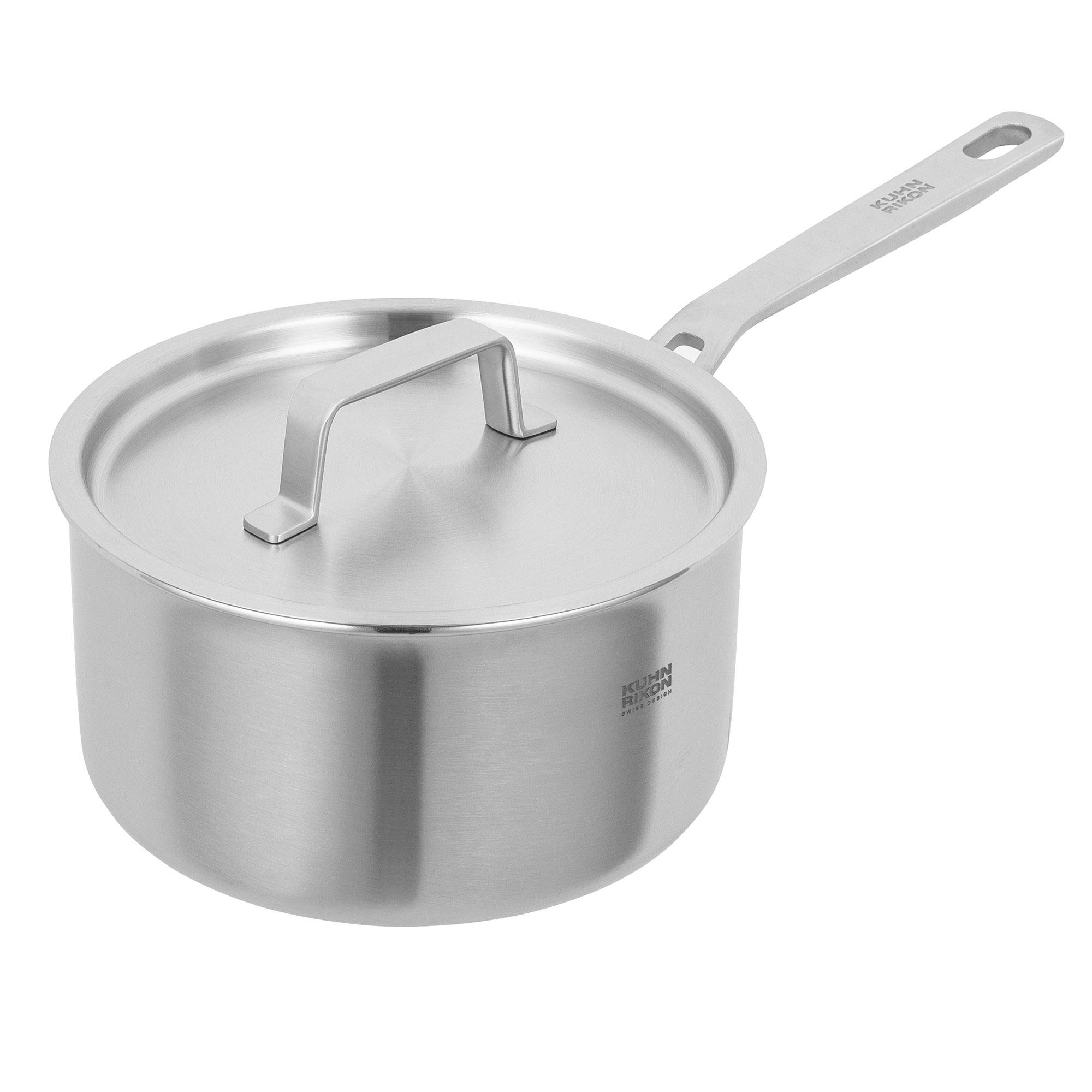 KUHN RIKON Stielkasserolle mit Deckel CULINARY FIVEPLY 3,4 Liter 20 cm INDUKTION