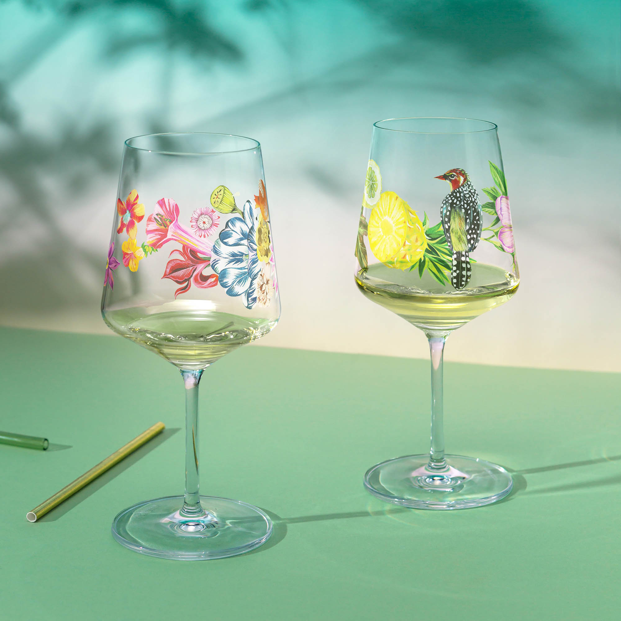 RITZENHOFF cocktail glass Limoncello Hugoglas SOMMERTAU #5 / #6 set of 2 each 544 ml