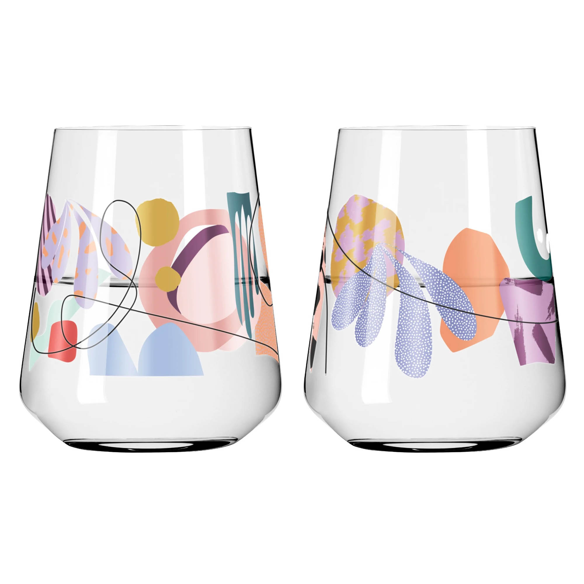 RITZENHOFF Wasserglas-Set Allround-Glas SOMMERRAUSCH 2er Set Inhalt je 500 ml