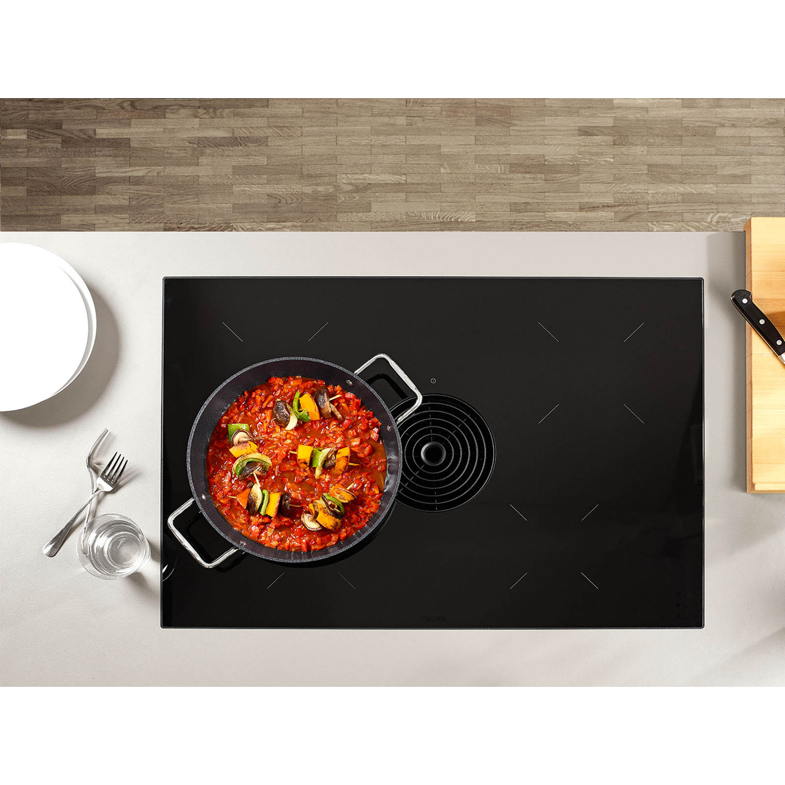 FISSLER serving pan ADAMANT 28 cm non-stick coating INDUCTION
