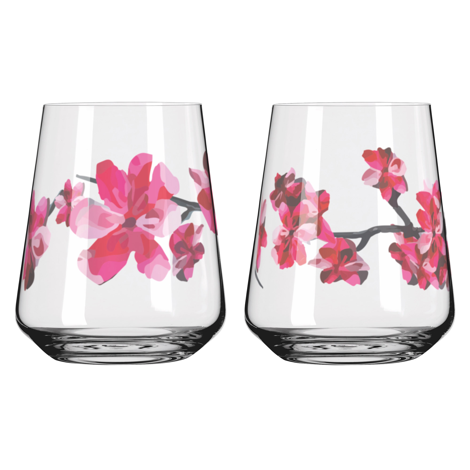 RITZENHOFF Wasserglas-Set Allround-Glas SOMMERSONETT #3 / #4 je 500 ml 2 Stück