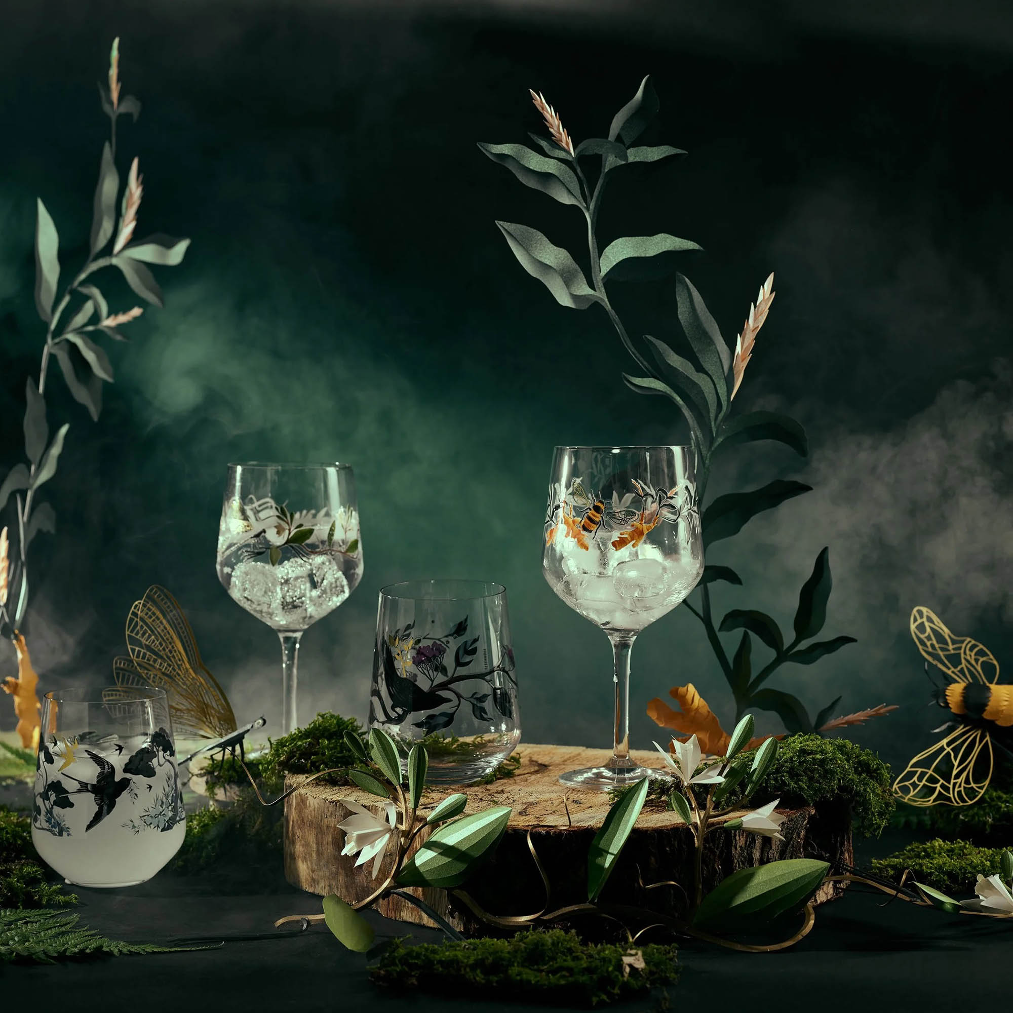 RITZENHOFF Ginglas Longdrink-Glas BOTANIC GLAMOUR #3 / #4 je 720 ml 2 Stück
