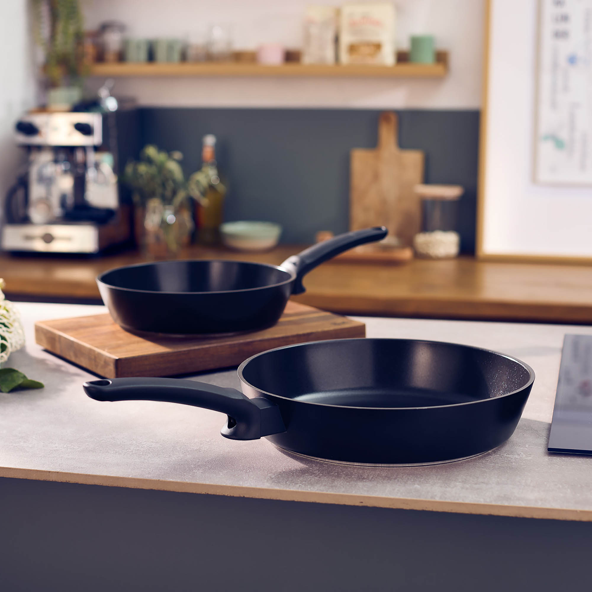 FISSLER Bratpfanne CERATAL EVO COMFORT schwarz 24 cm INDUKTION