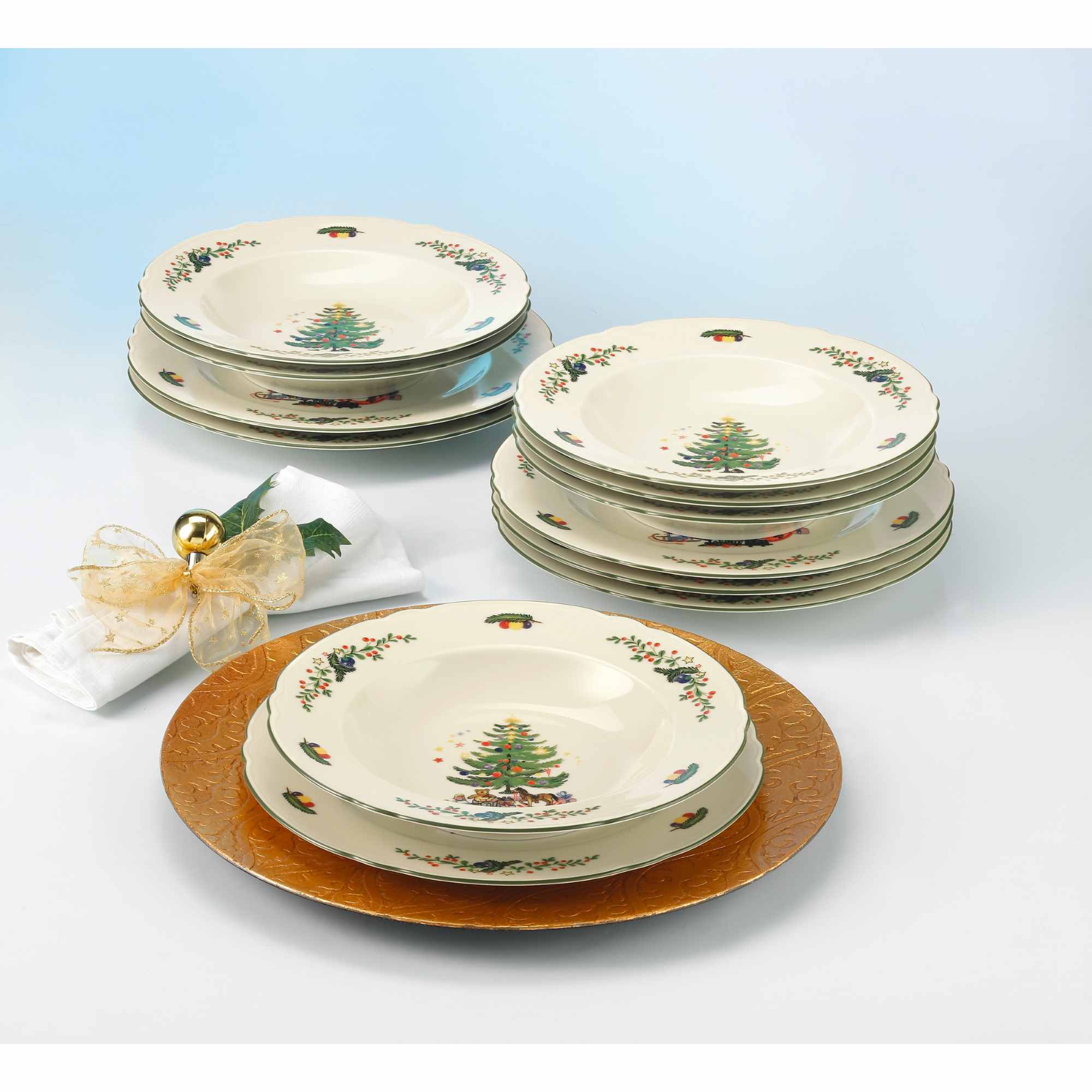Seltmann Weiden MARIELUISE Christmas 43607 dinner service 12 pieces
