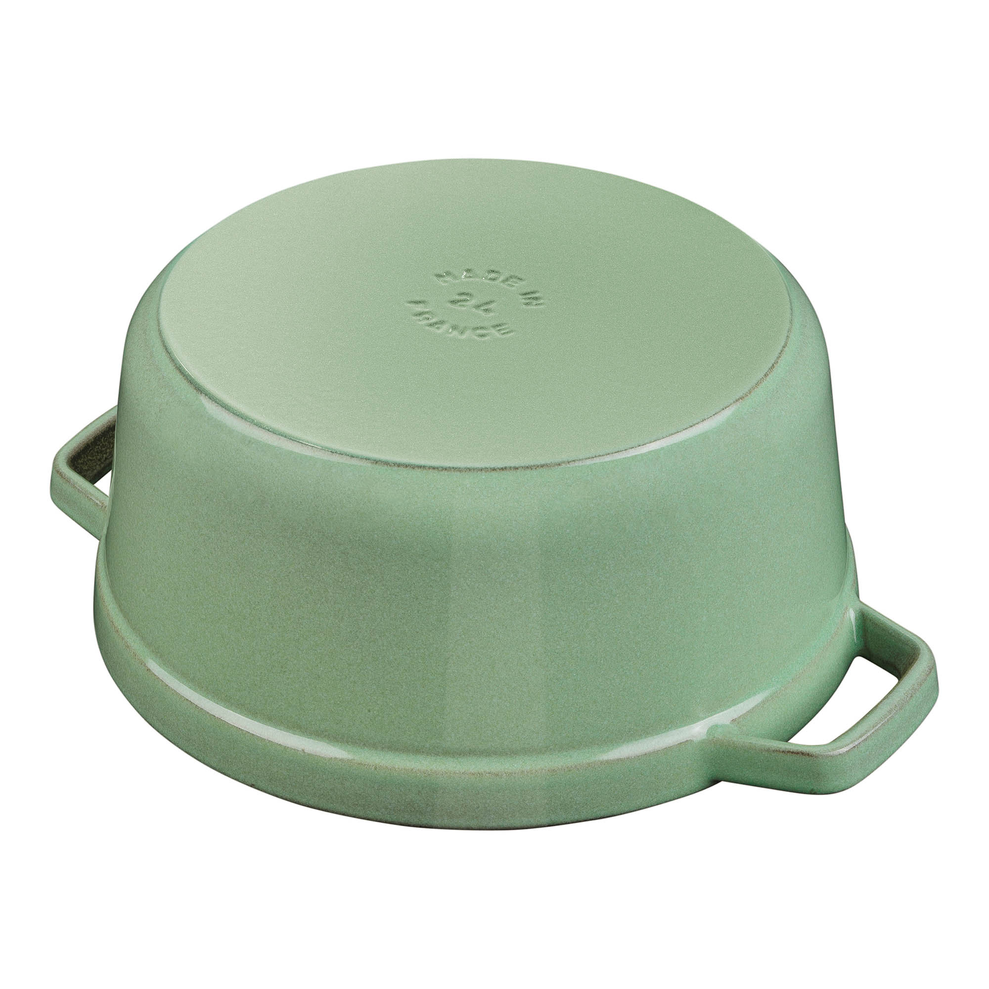 STAUB France Cocotte 20 cm - 2,2 Liter Gusseisen salbeigrün