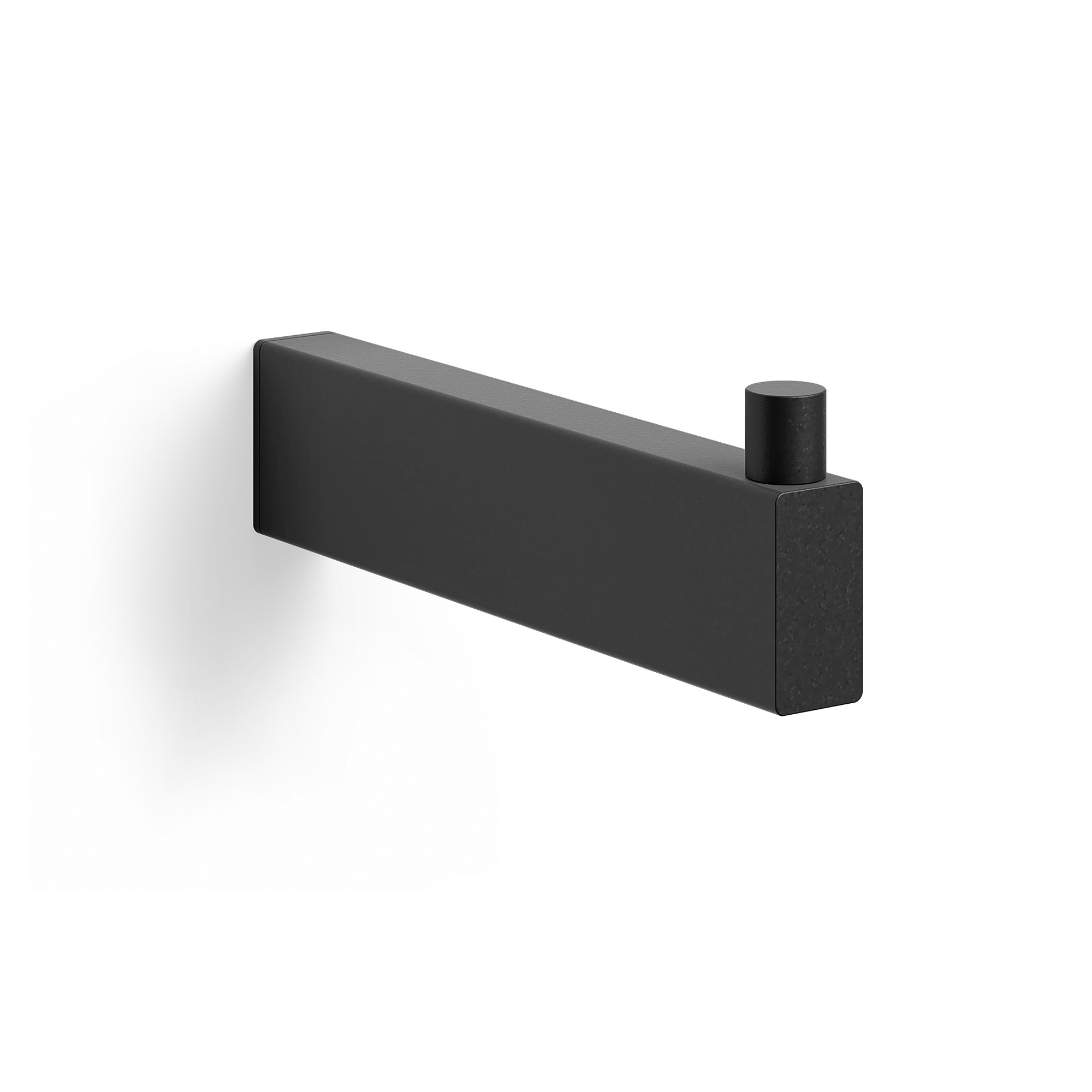 ZACK Ersatz-Toilettenpapierhalter LINEA aus Edelstahl matt schwarz Wandmontage
