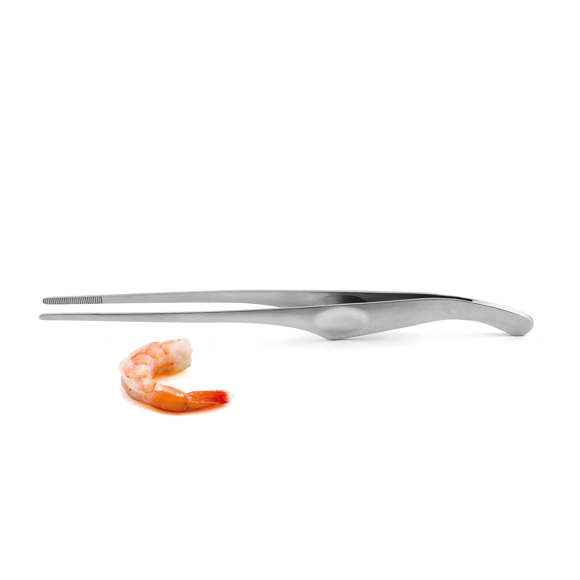 WEIS Grillpinzette Küchenpinzette aus Edelstahl mit ergonomischem Griff 31 cm