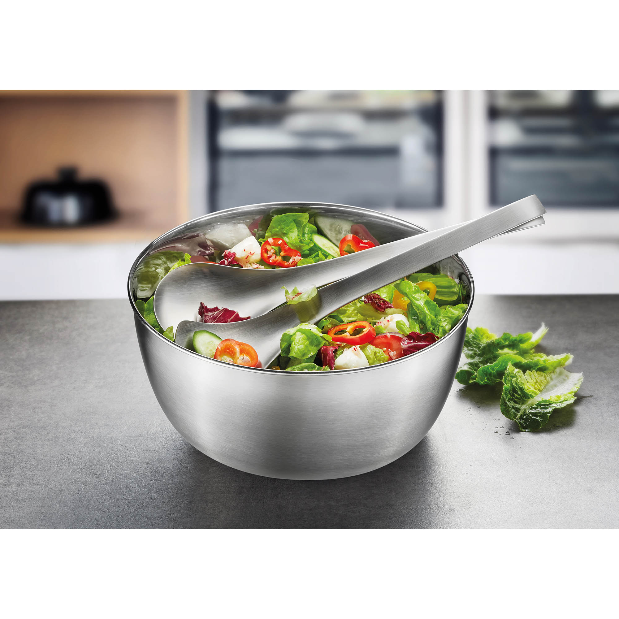 GEFU Salatschleuder ROTARE 3 Liter 25 cm mit Edelstahl-Schüssel
