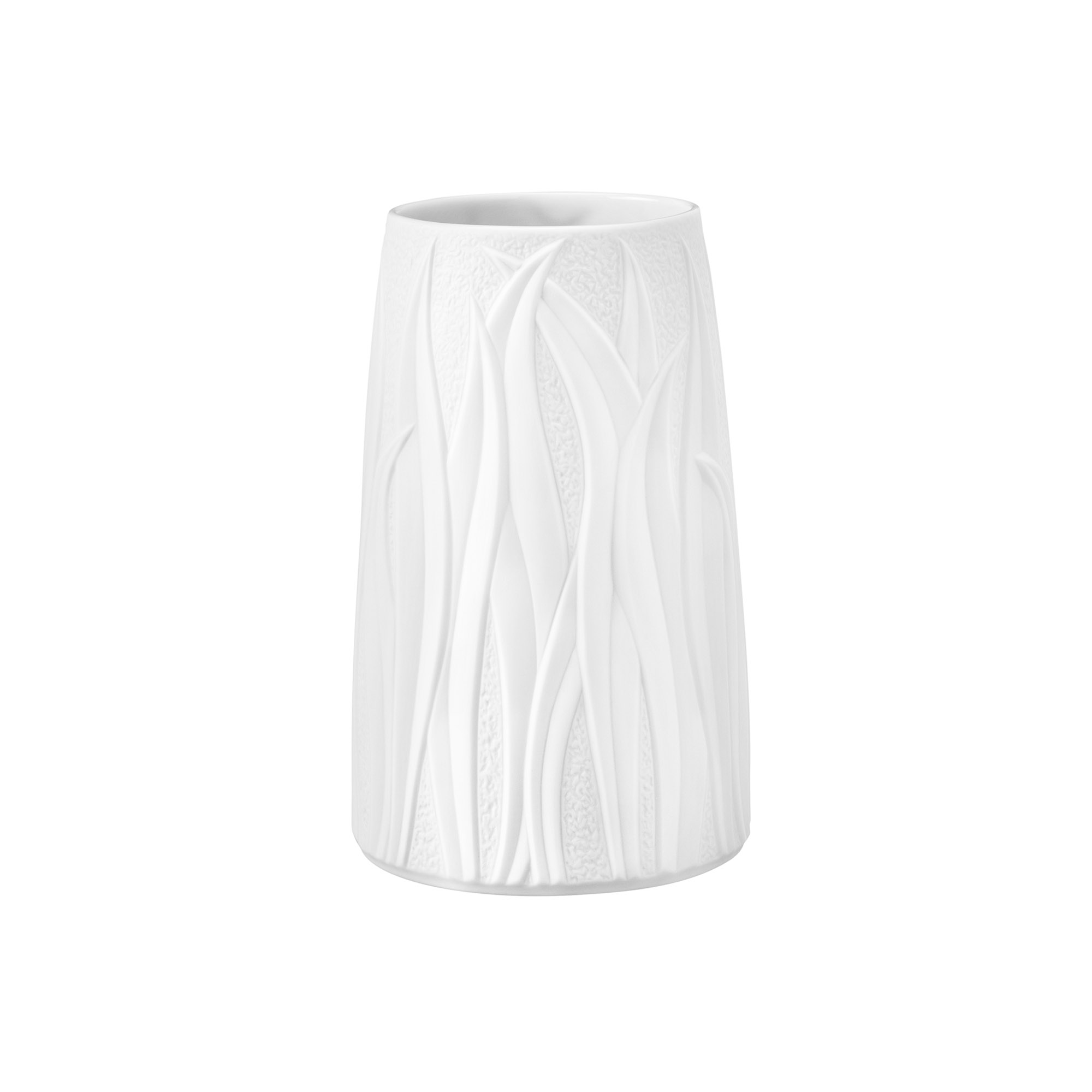 Königlich Tettau GRAMINA Vase 19 cm weiß