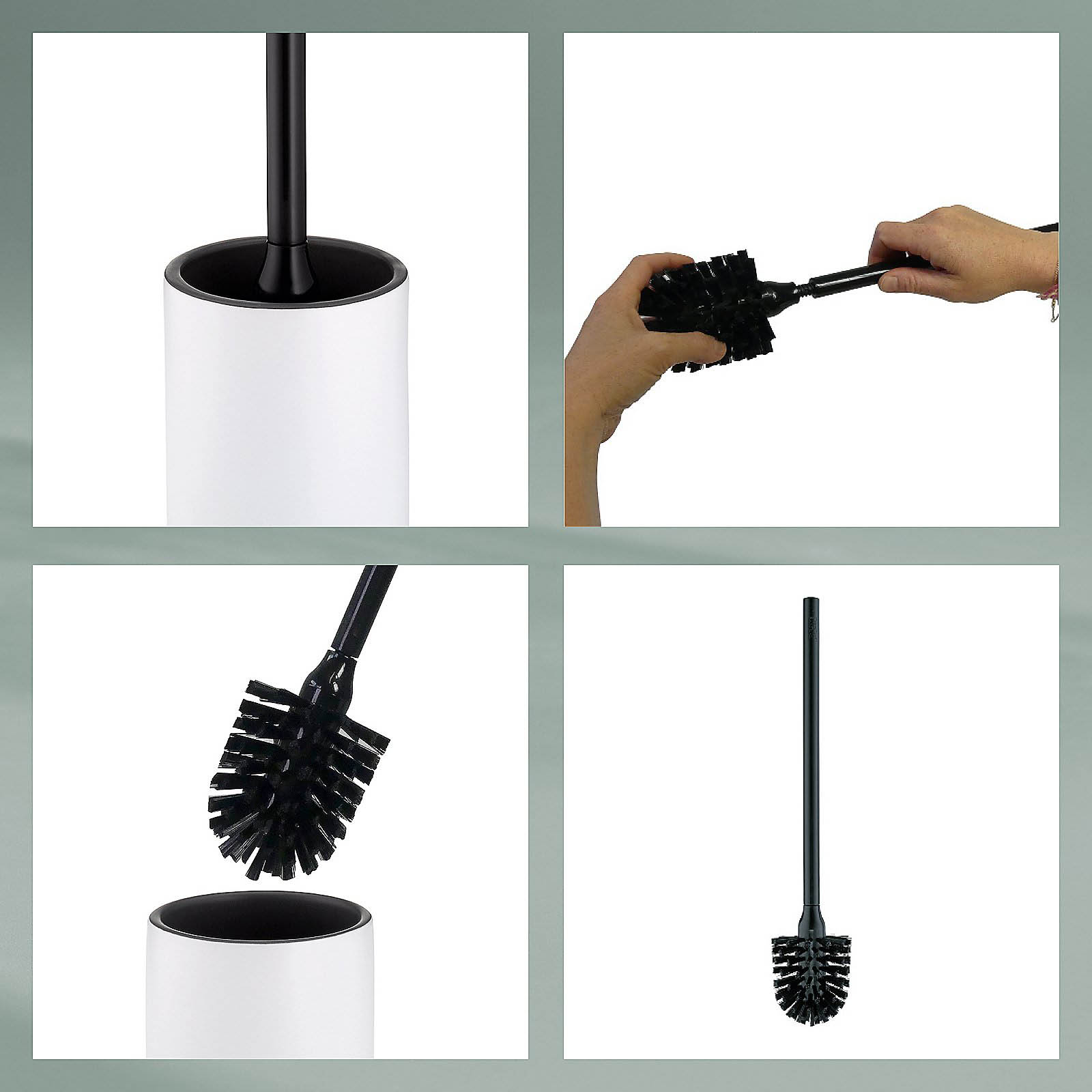 KELA WC-Garnitur Toilettenbürste MATSI weiß