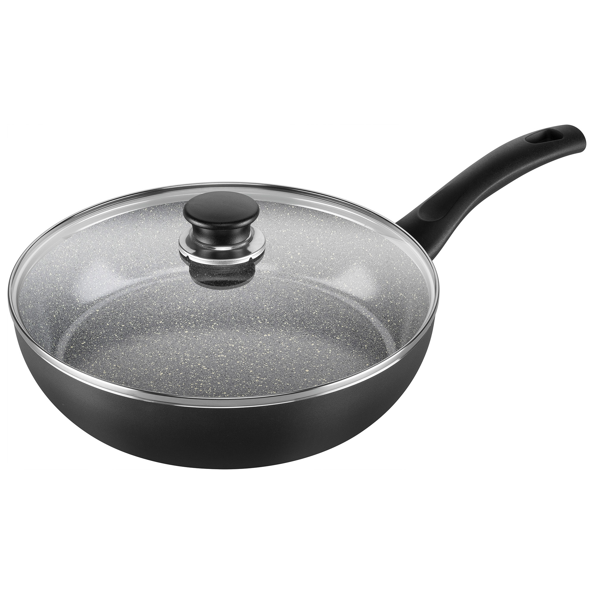 BALLARINI Schmorpfanne BOLOGNA GRANITIUM 28 cm Keramikbeschichtung PFAS-frei Glasdeckel