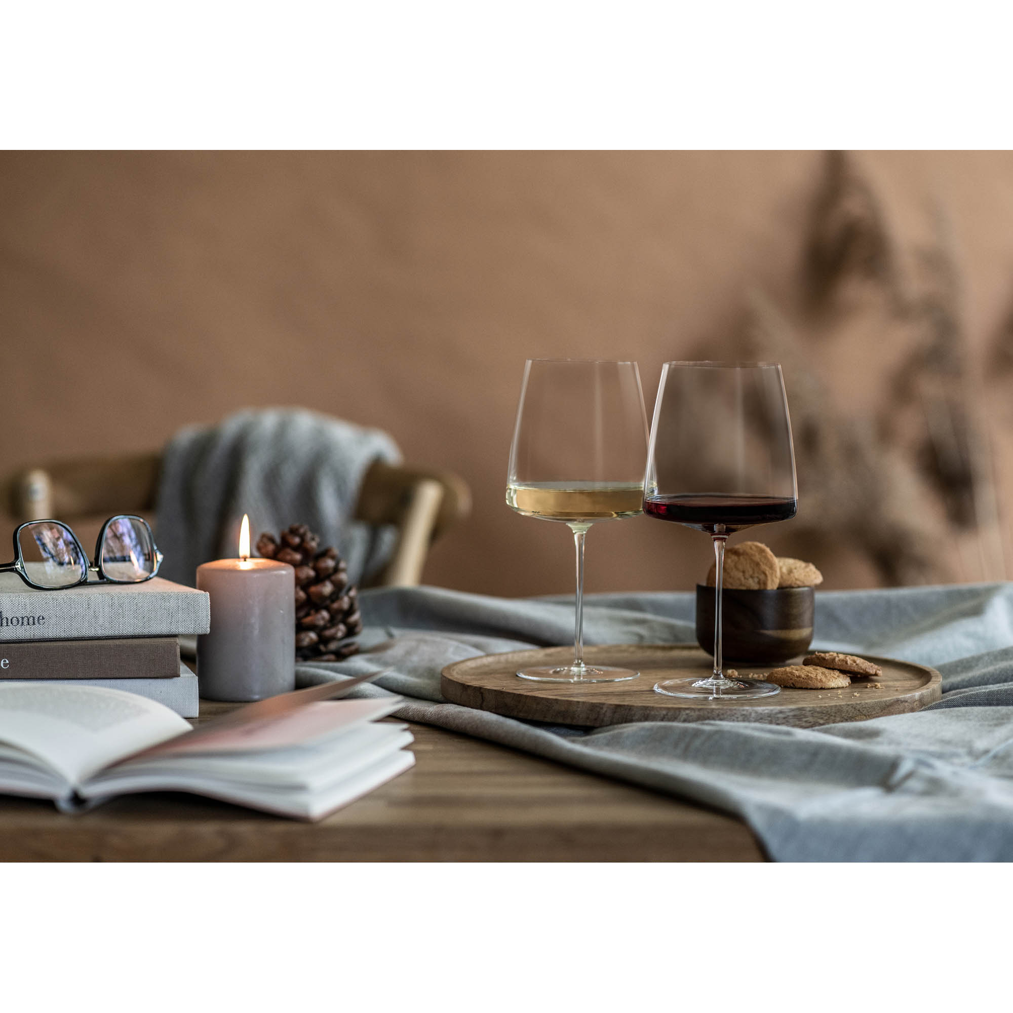 ZWIESEL GLAS Serie SIMPLIFY Weinglas samtig & üppig mundgeblasen 2 Stück 740 ml