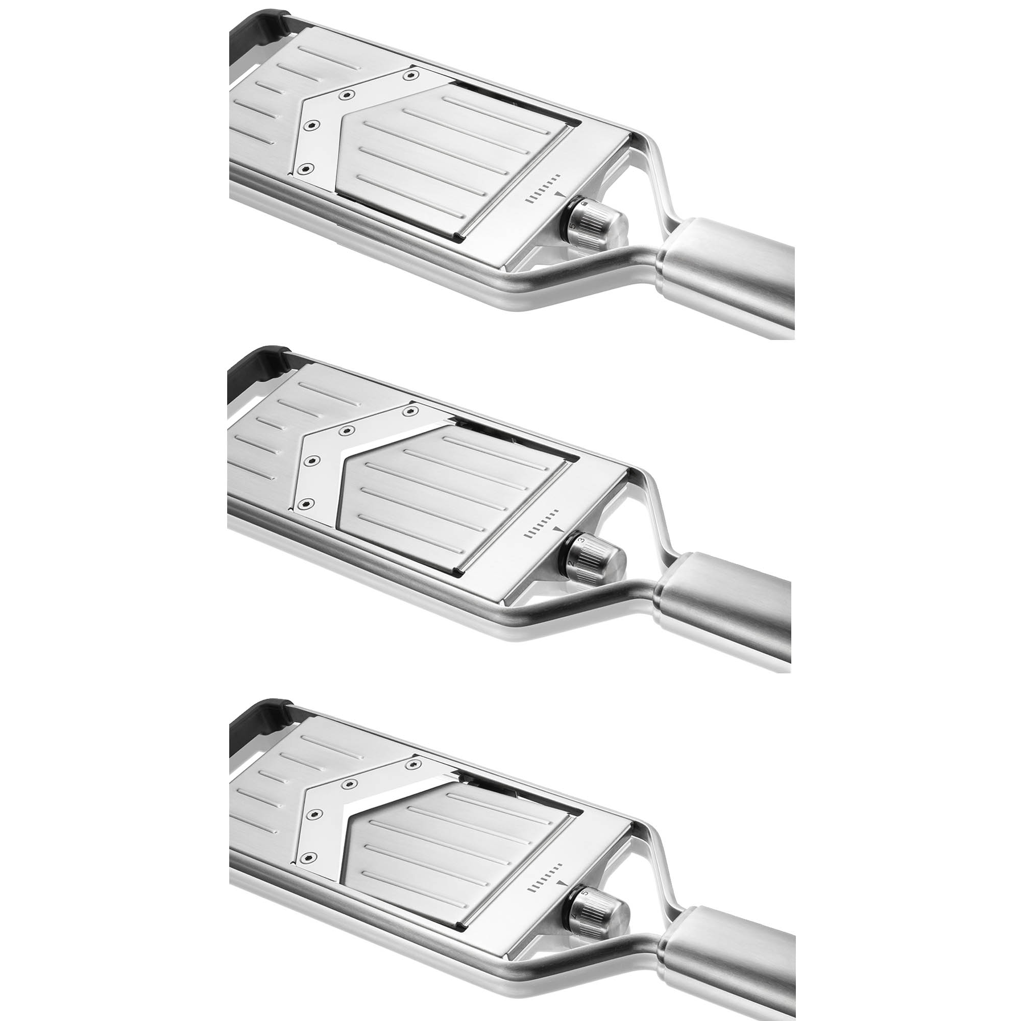 GEFU V-Hobel PRIMELINE stufenlos einstellbar von 1 - 5 mm