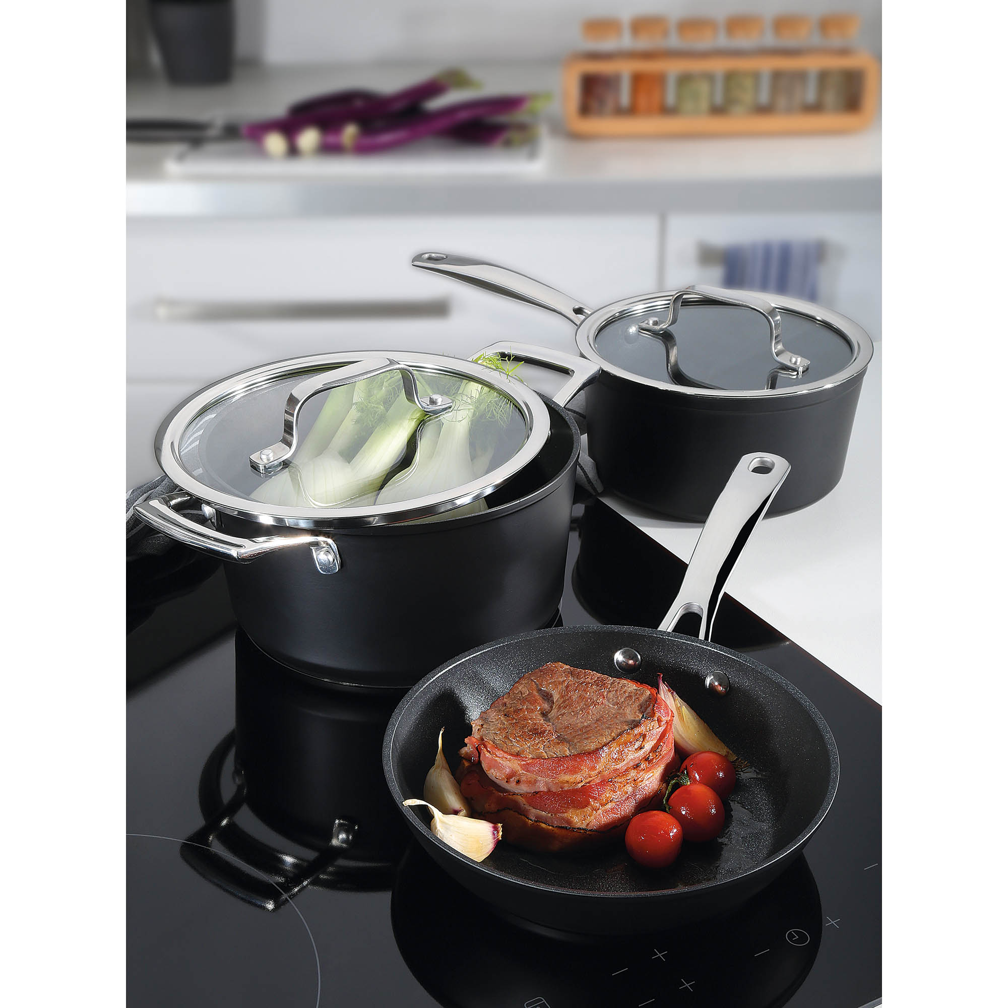 SPRING frying pan XL MERIDIAN INTENSE PRO 28 cm high non-stick INDUCTION