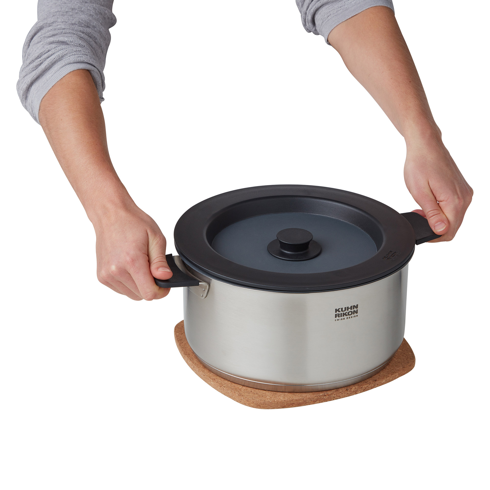 KUHN RIKON SMART & COMPACT saucepan 24 cm 5.0 litres INDUCTION