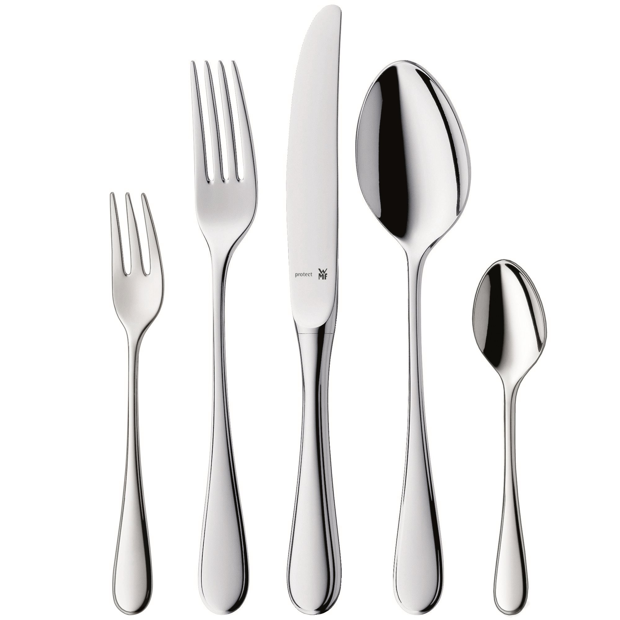 WMF Besteck KENT PLUS 30 teilig - Cromargan Protect mit eingesetzter Klinge