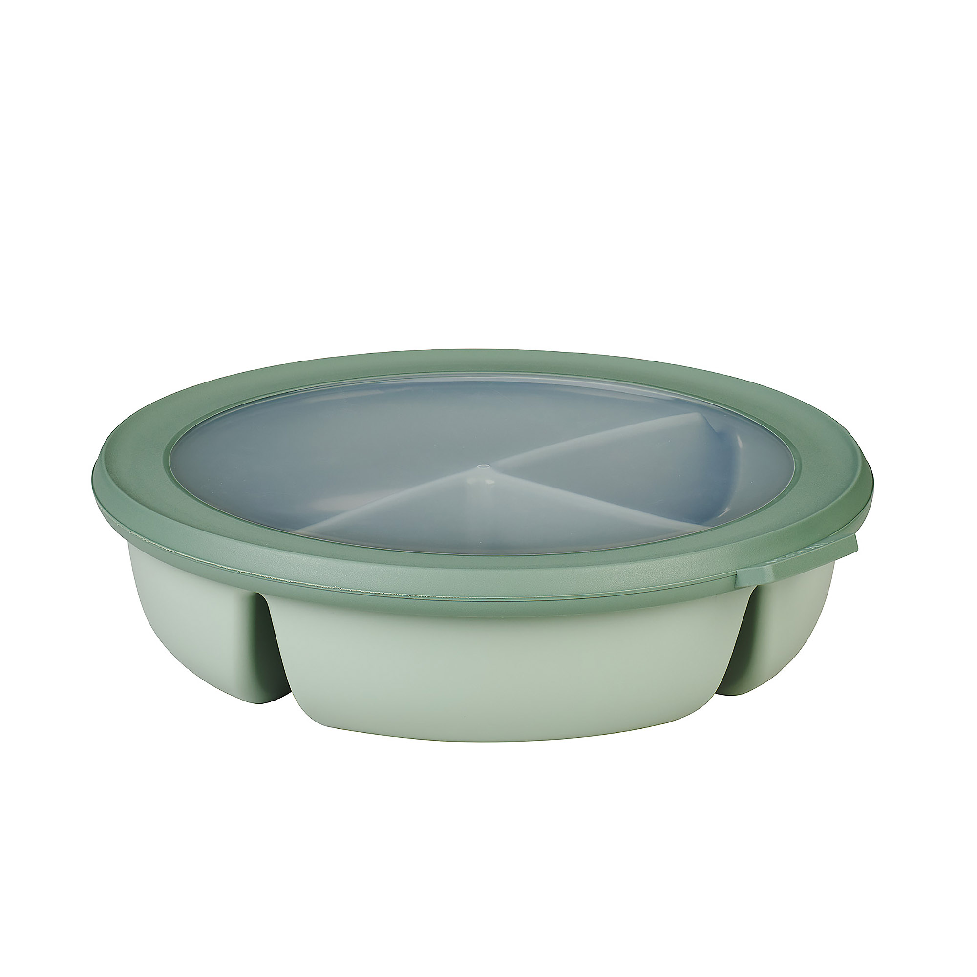 MEPAL Bento-Bowl CIRQULA 1,0 Liter dreigeteilt nordic sage