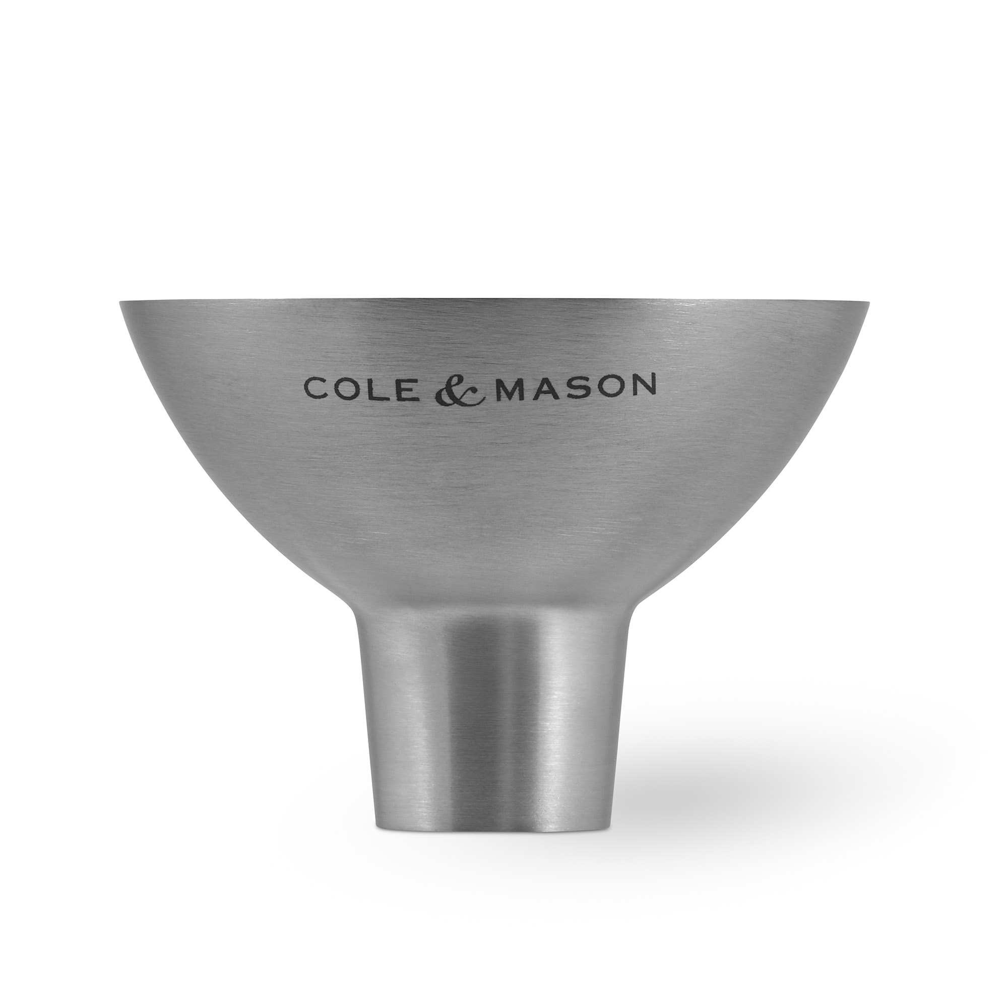 COLE & MASON Edelstahltrichter DOVER Einfülltrichter für Gewürzmühlen