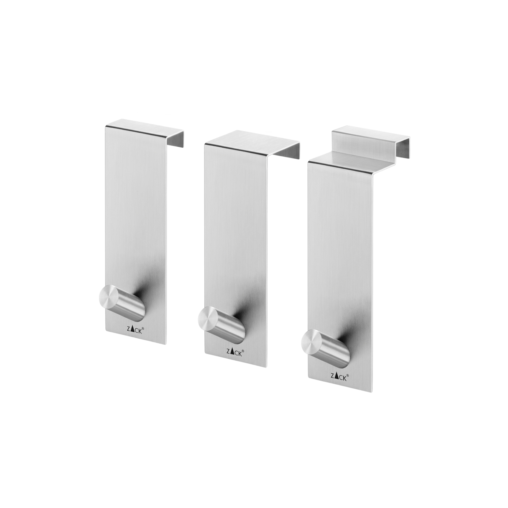 ZACK Türhaken EXIT für Falzstärke bis 1,6 cm INNEN Edelstahl mattiert