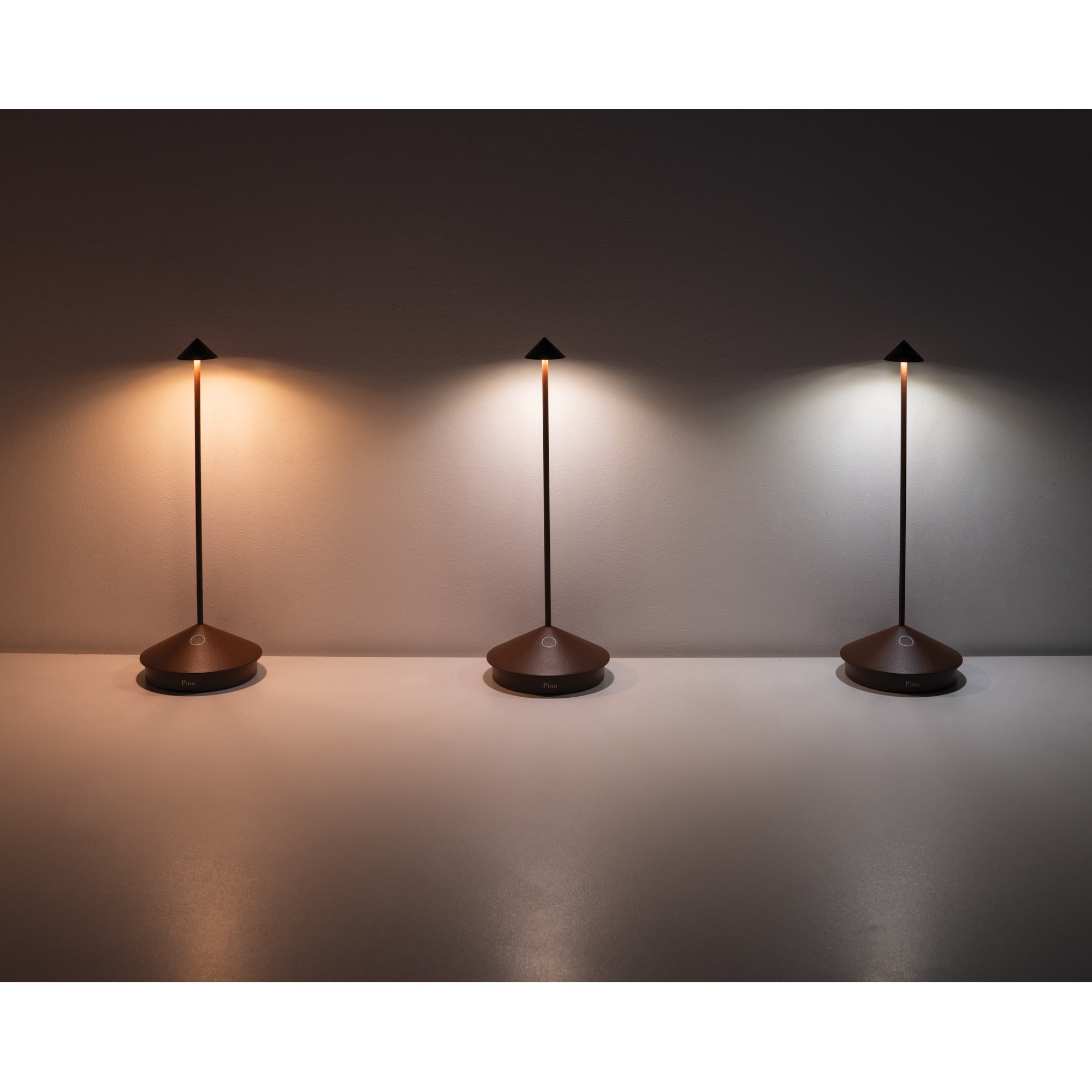 ZAFFERANO LED table lamp PINA PRO 29 cm white