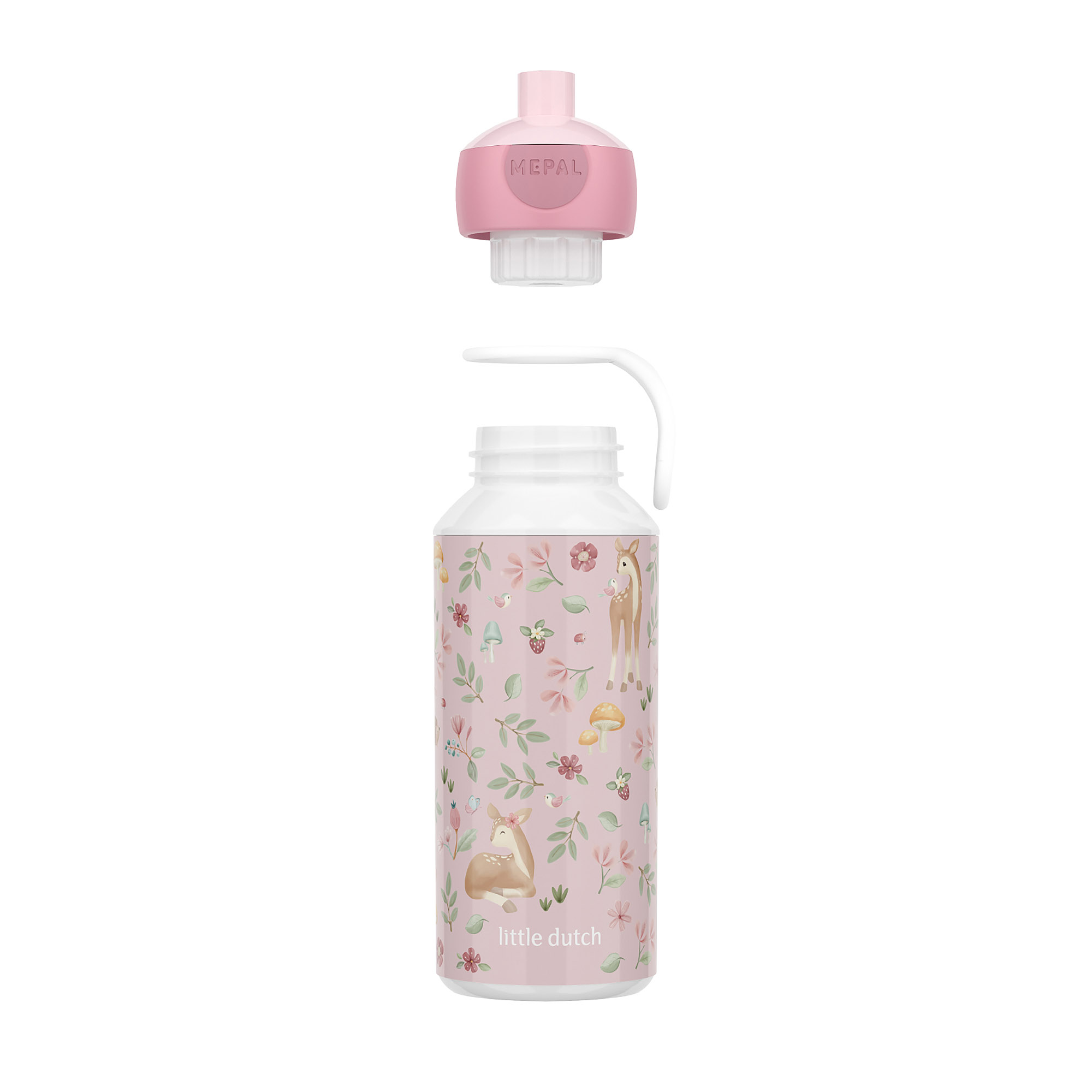 MEPAL pop-up drinking bottle for children CAMPUS 0.4 litre LITTLE DUTCH Fairy Garden