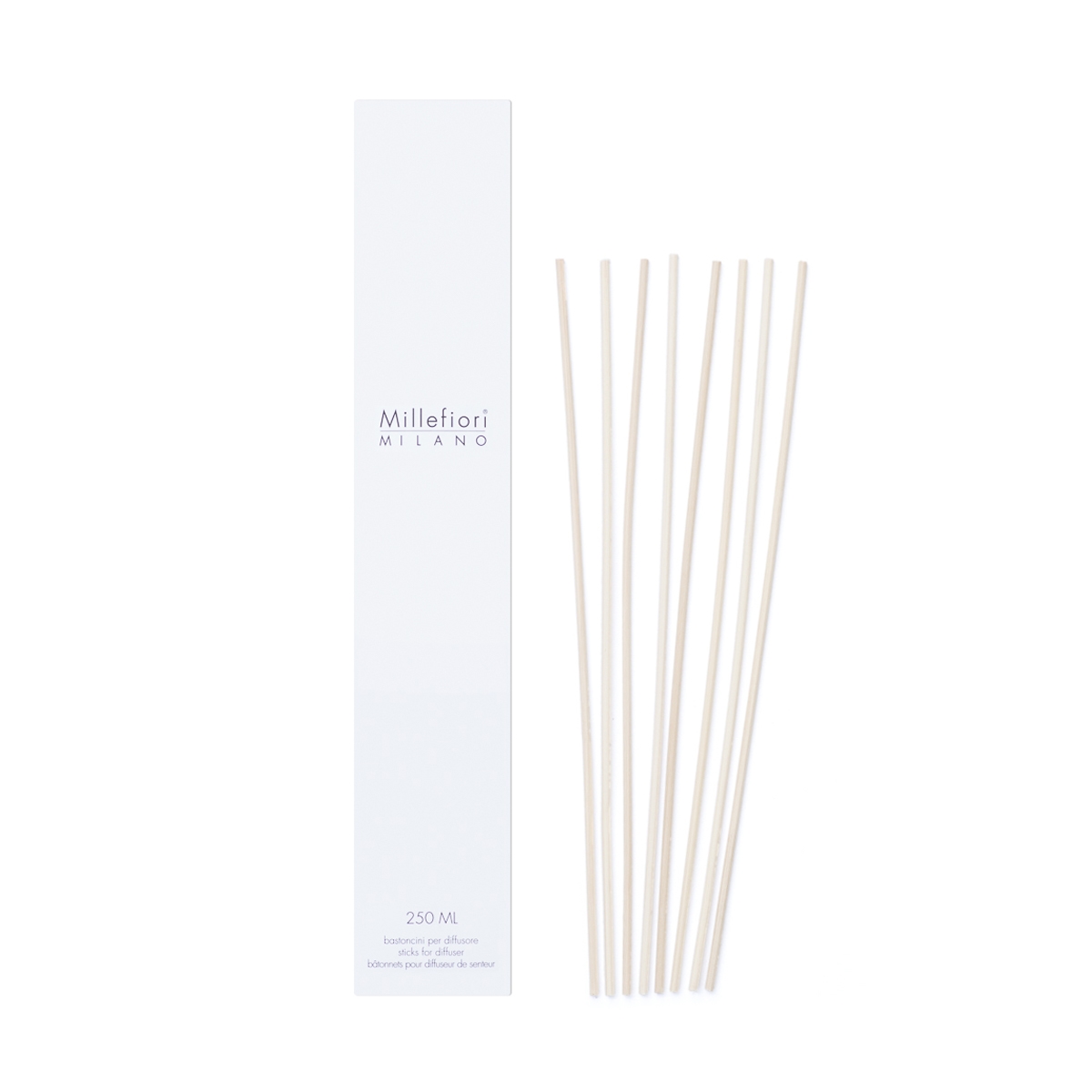 MILLEFIORI 8 Ersatzstäbchen für Diffuser 250 ml - Duftstäbchen