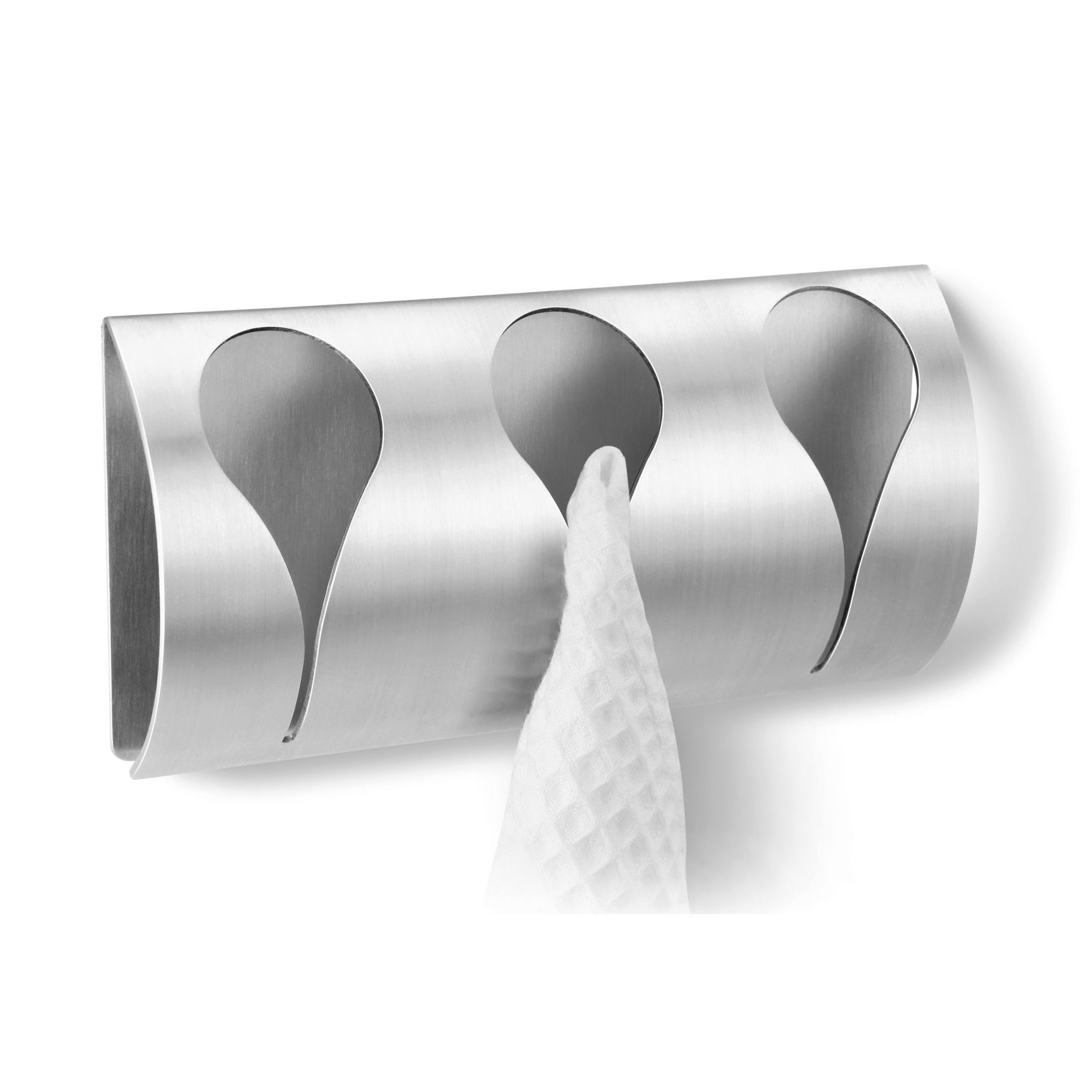 ZACK Handtuchklemmleiste / Handtuchklemme GENIO selbstklebend Edelstahl matt