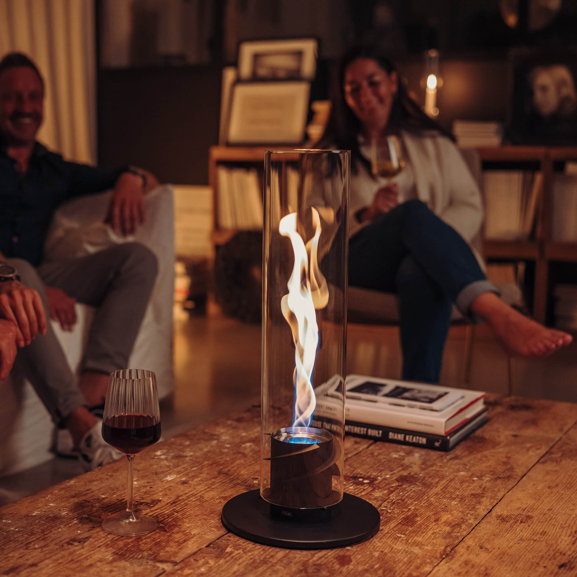 HÖFATS Tischfeuer SPIN classic 1200 mit Bio-Burner schwarz