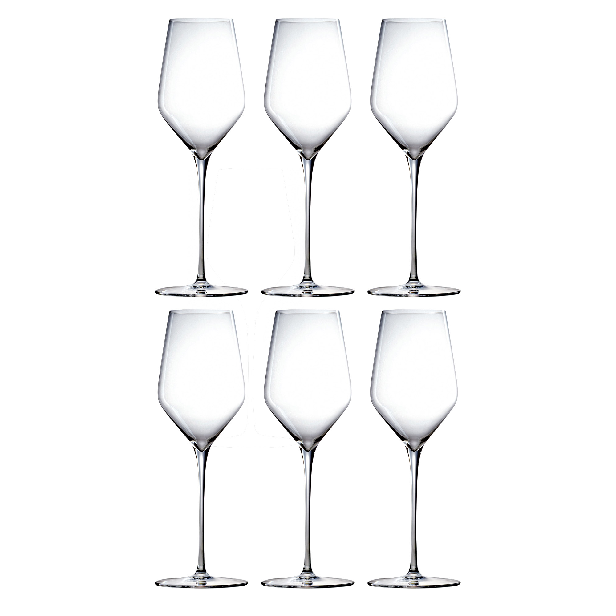 STÖLZLE LAUSITZ Serie Q1 Weißweinkelch Weißweinglas mundgeblasen 6 Stück 350 ml