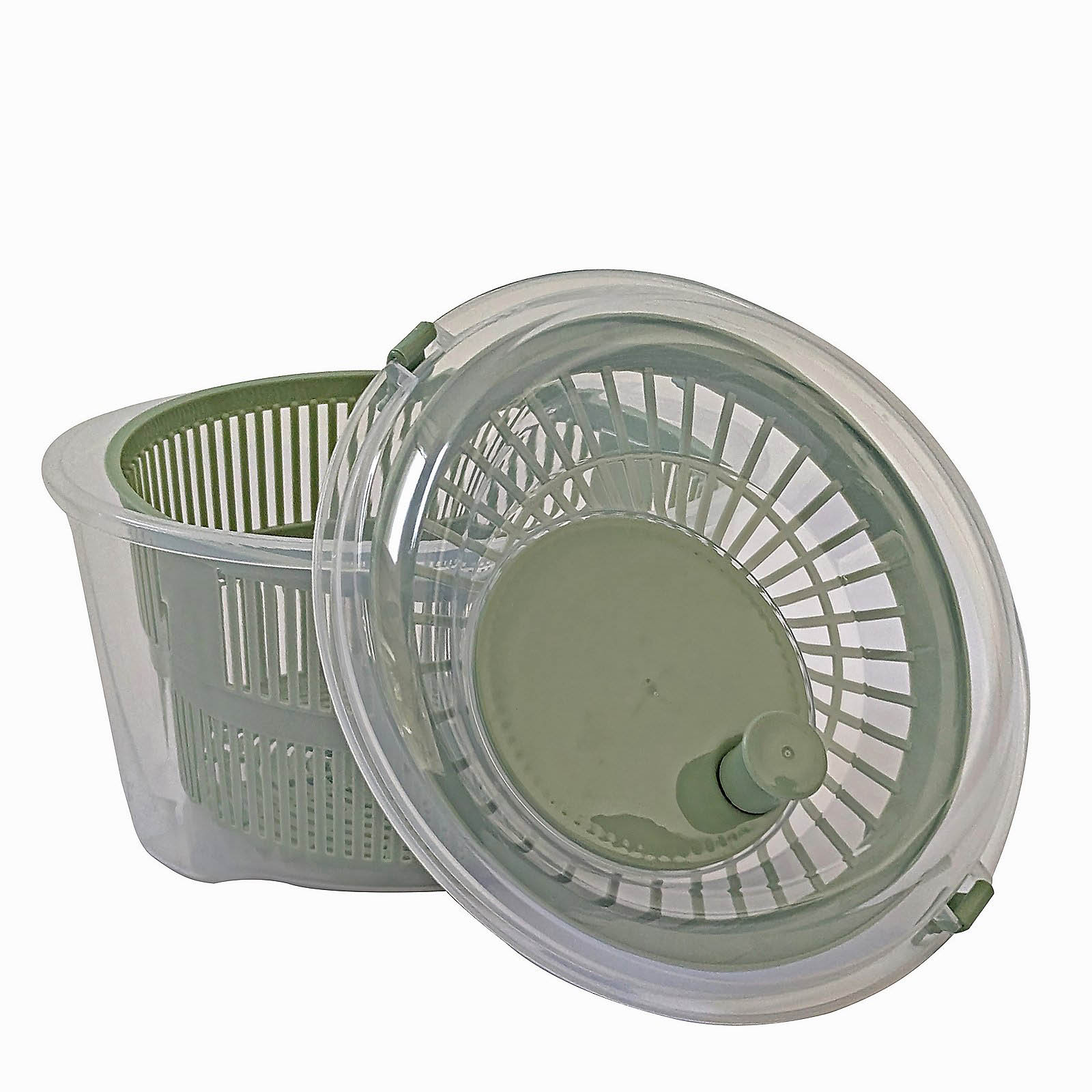 KELA Salatschleuder MALIN 24,5 cm 4,4 Liter grün